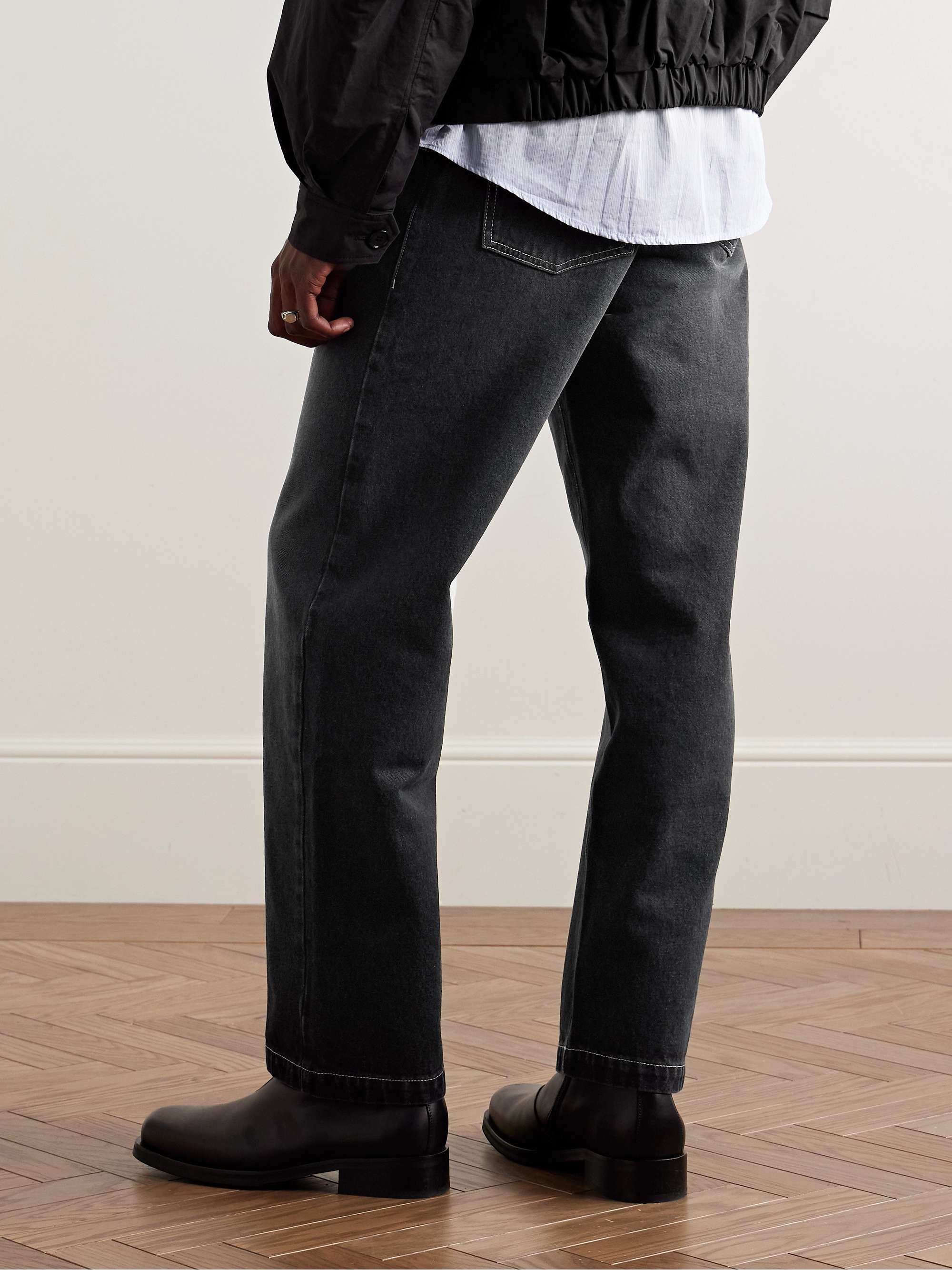 Regular Straight-Leg Organic Jeans view