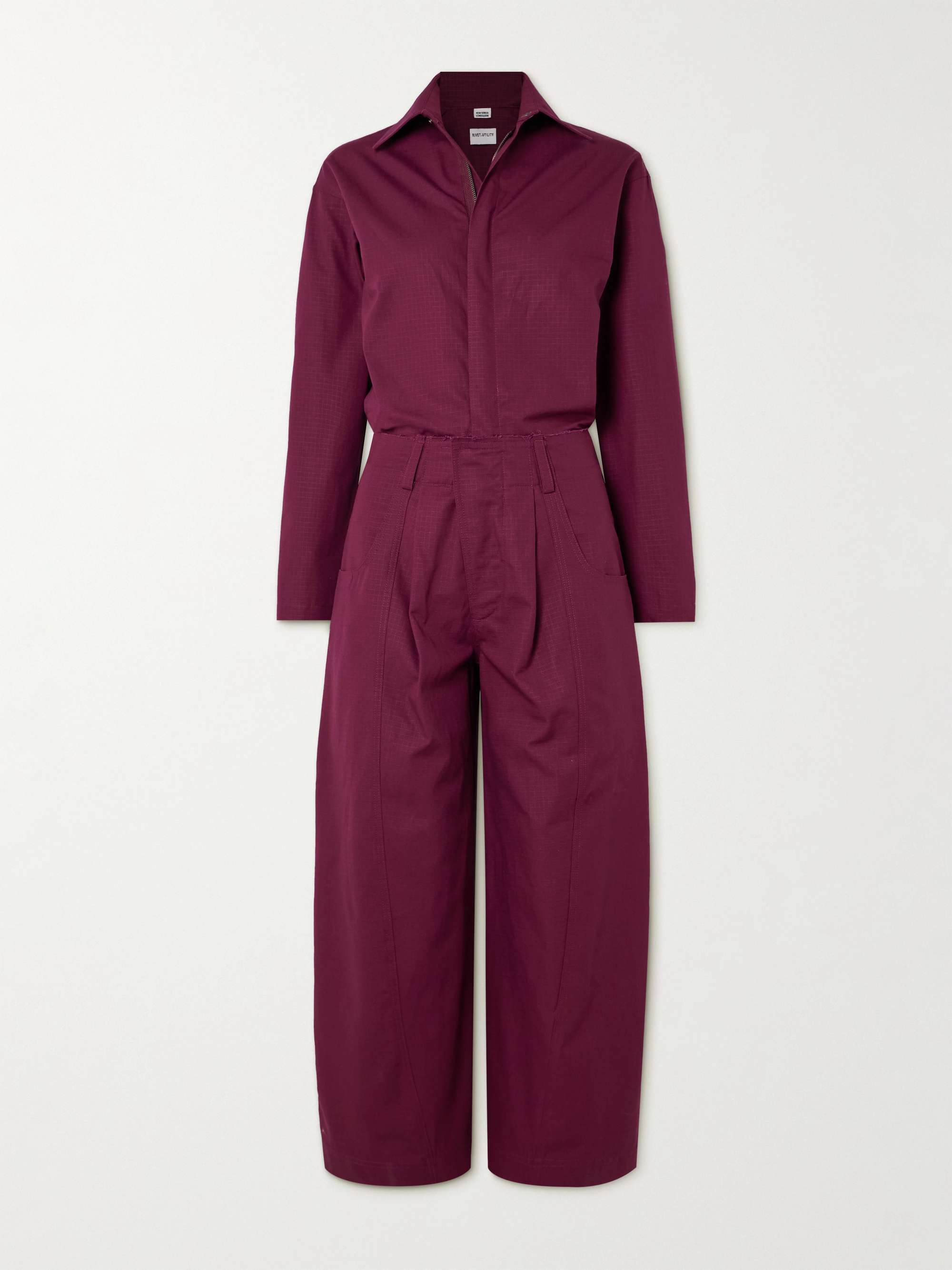 New Yorker cropped cotton-ripstop jumpsuit hero visual