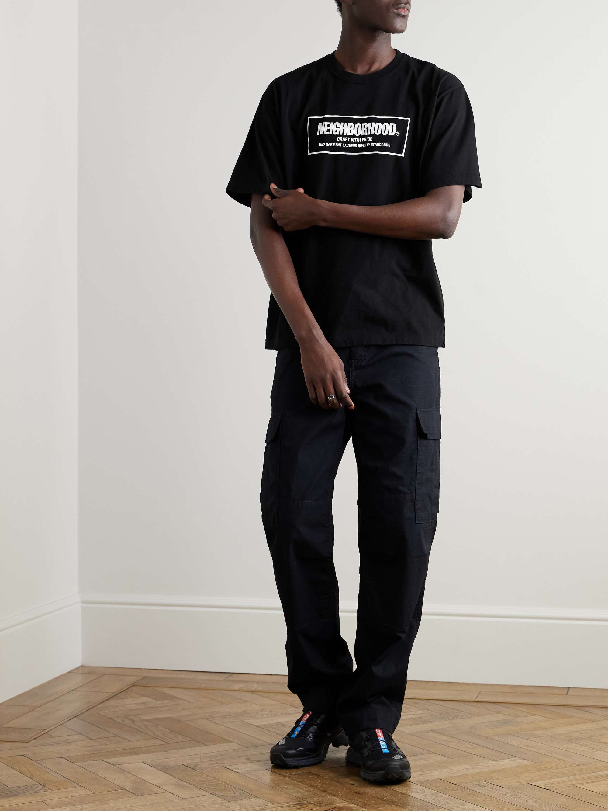 Logo-Print Cotton-Jersey T-Shirt view