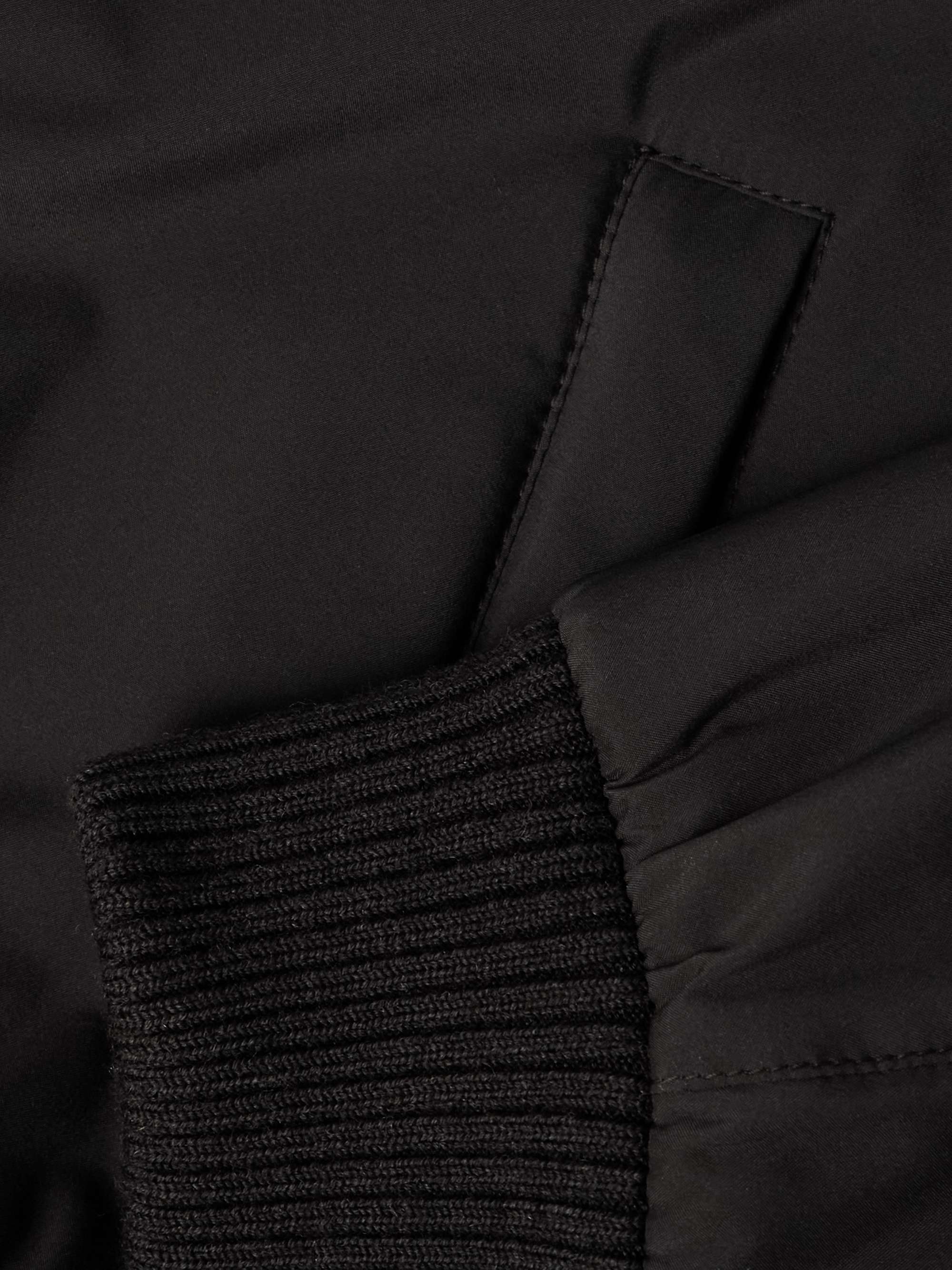 Nylon Bomber Jacket view