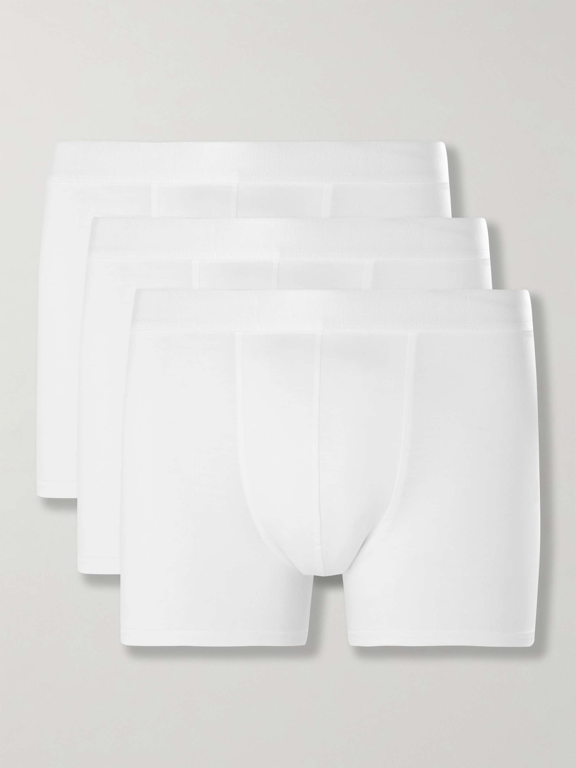 Three-Pack Stretch-Lyocell Jersey Boxer Briefs hero visual