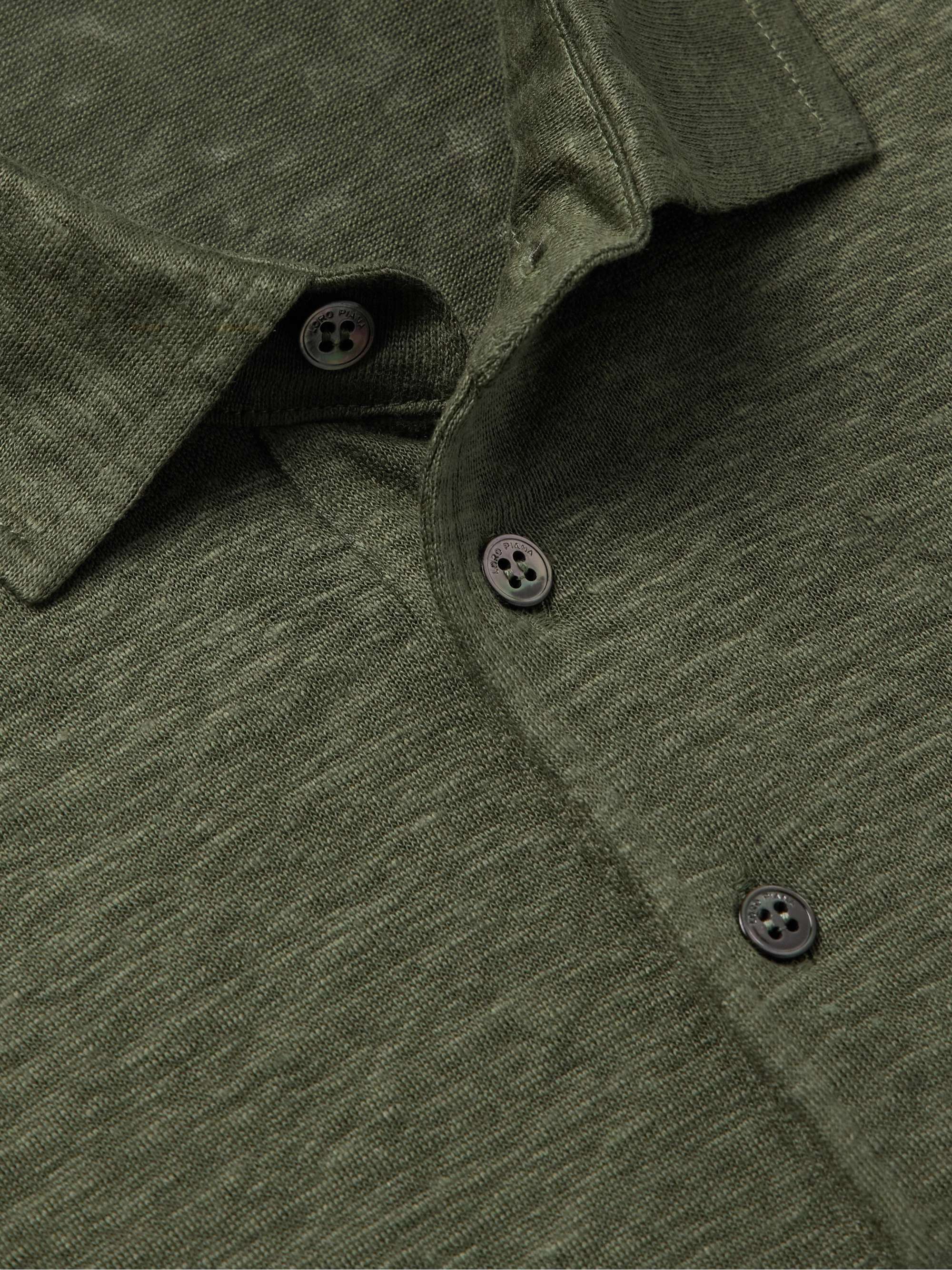 Linen Polo Shirt view