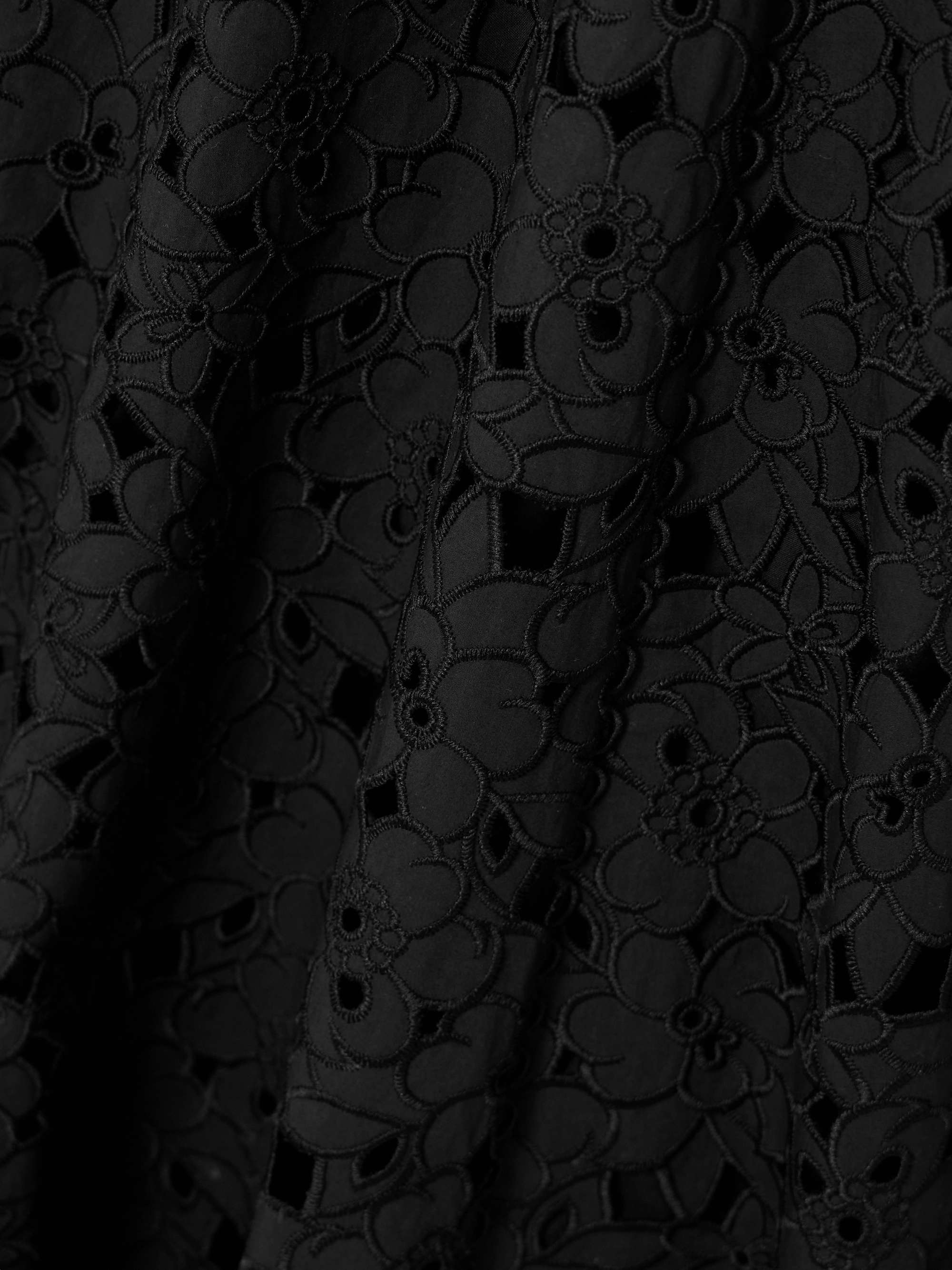 Kitsu broderie anglaise cotton midi dress view