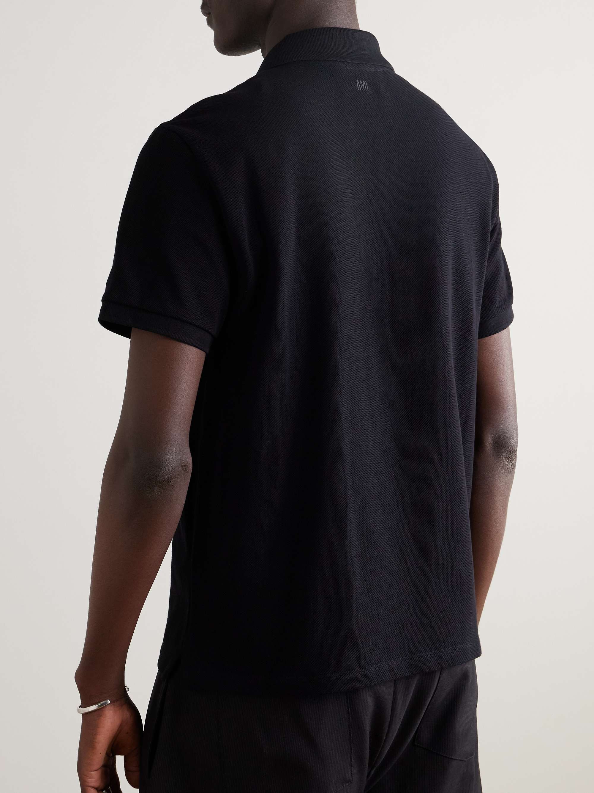 Logo-Embroidered Organic Cotton-Piqué Polo Shirt view
