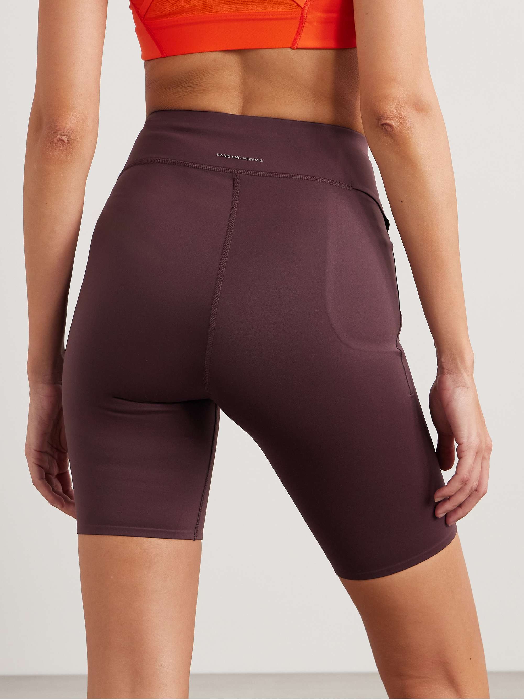 Active stretch recycled shorts view