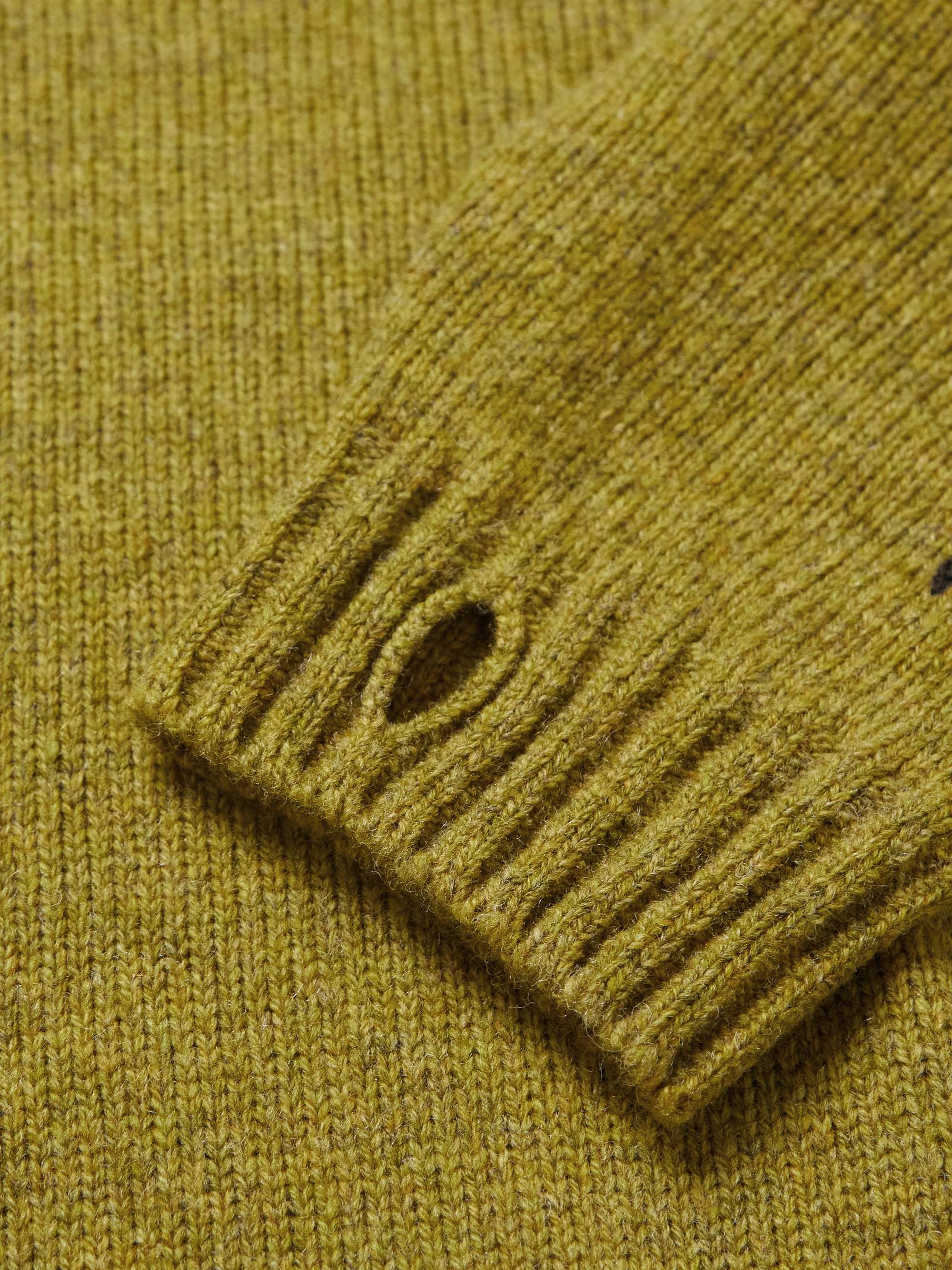 Intarsia Wool Sweater view
