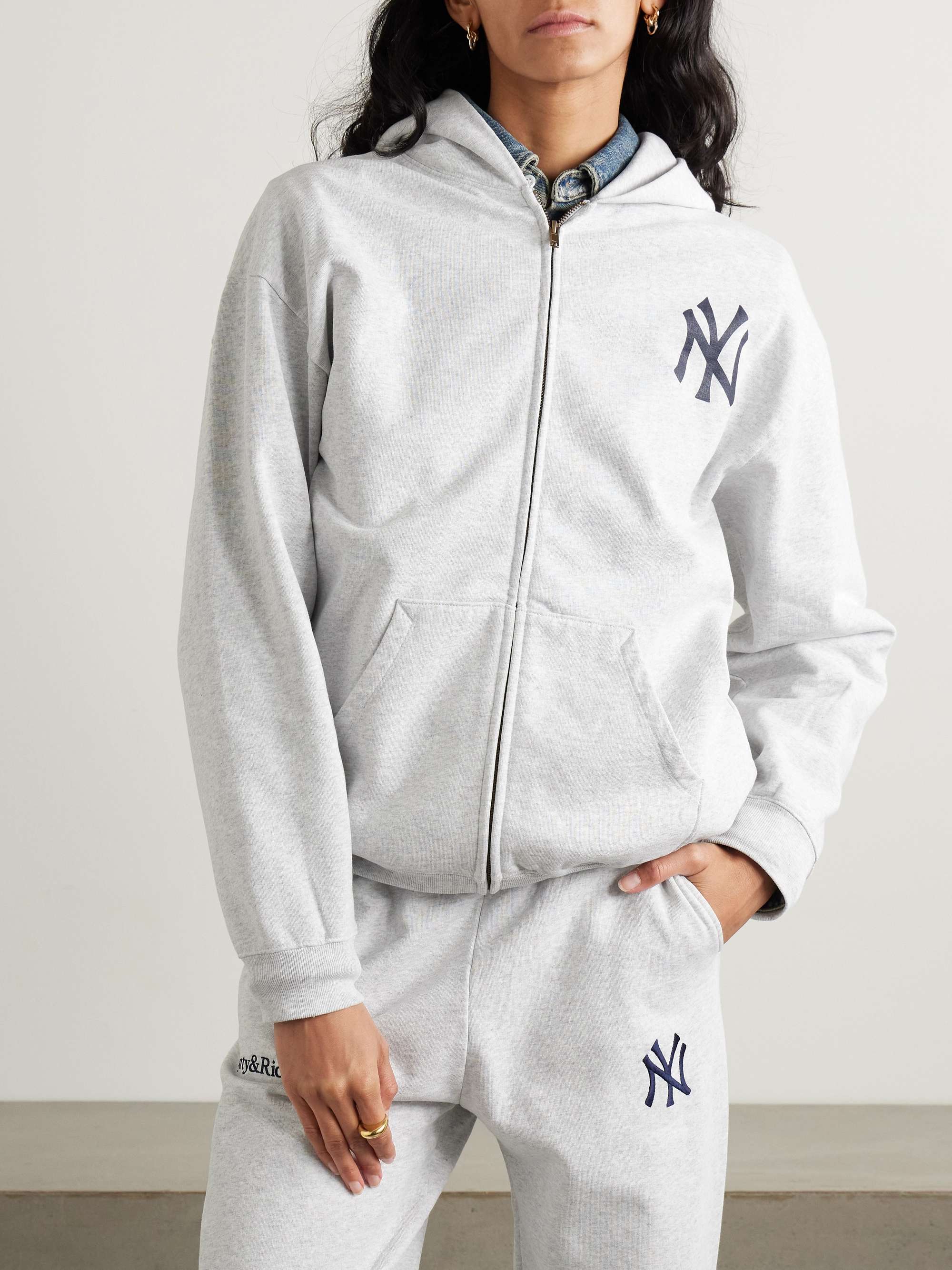 + '47 & The New York Yankees printed cotton-jersey hoodie view