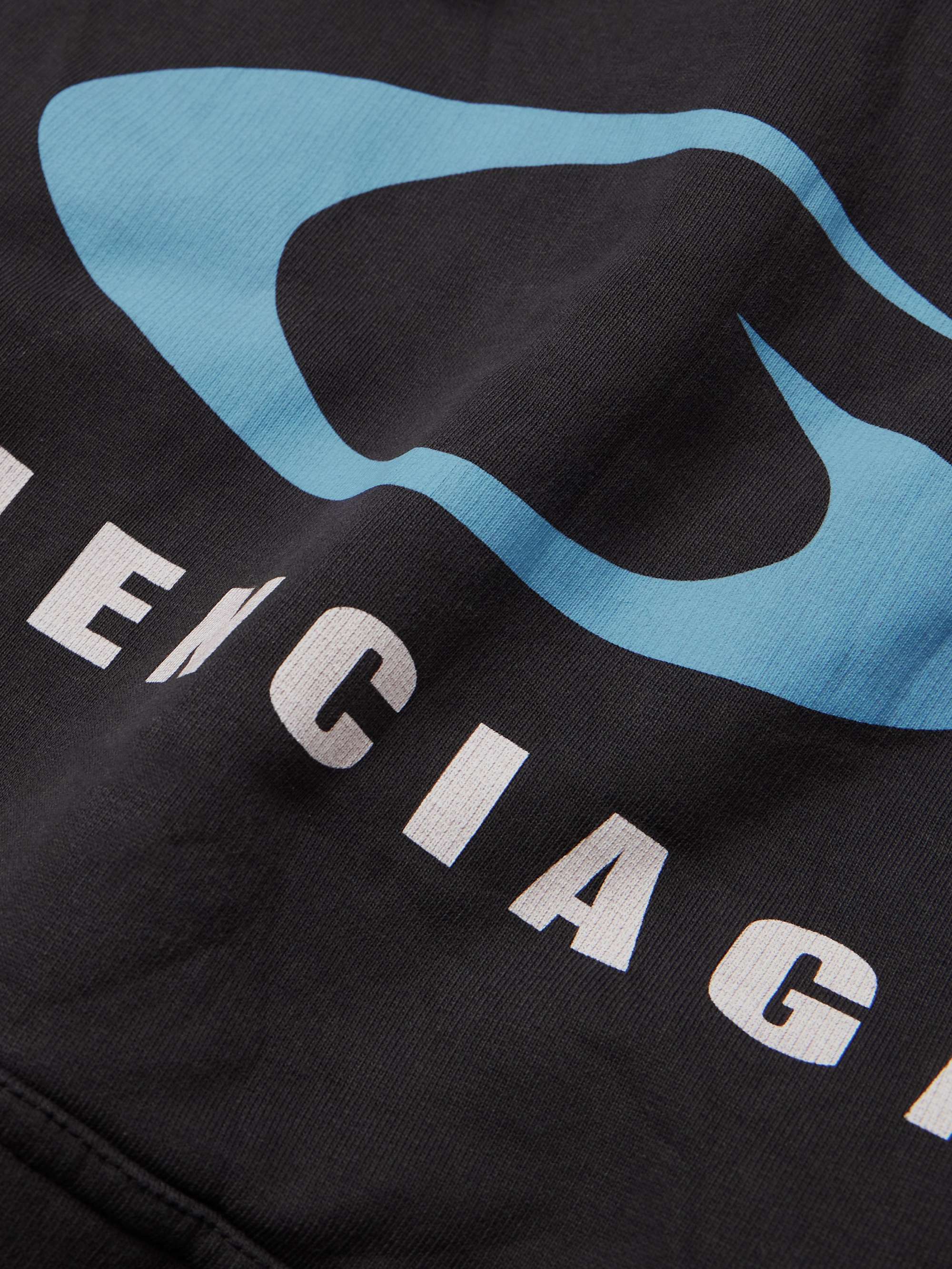 Oversized Logo-Print Cotton-Jersey Hoodie view