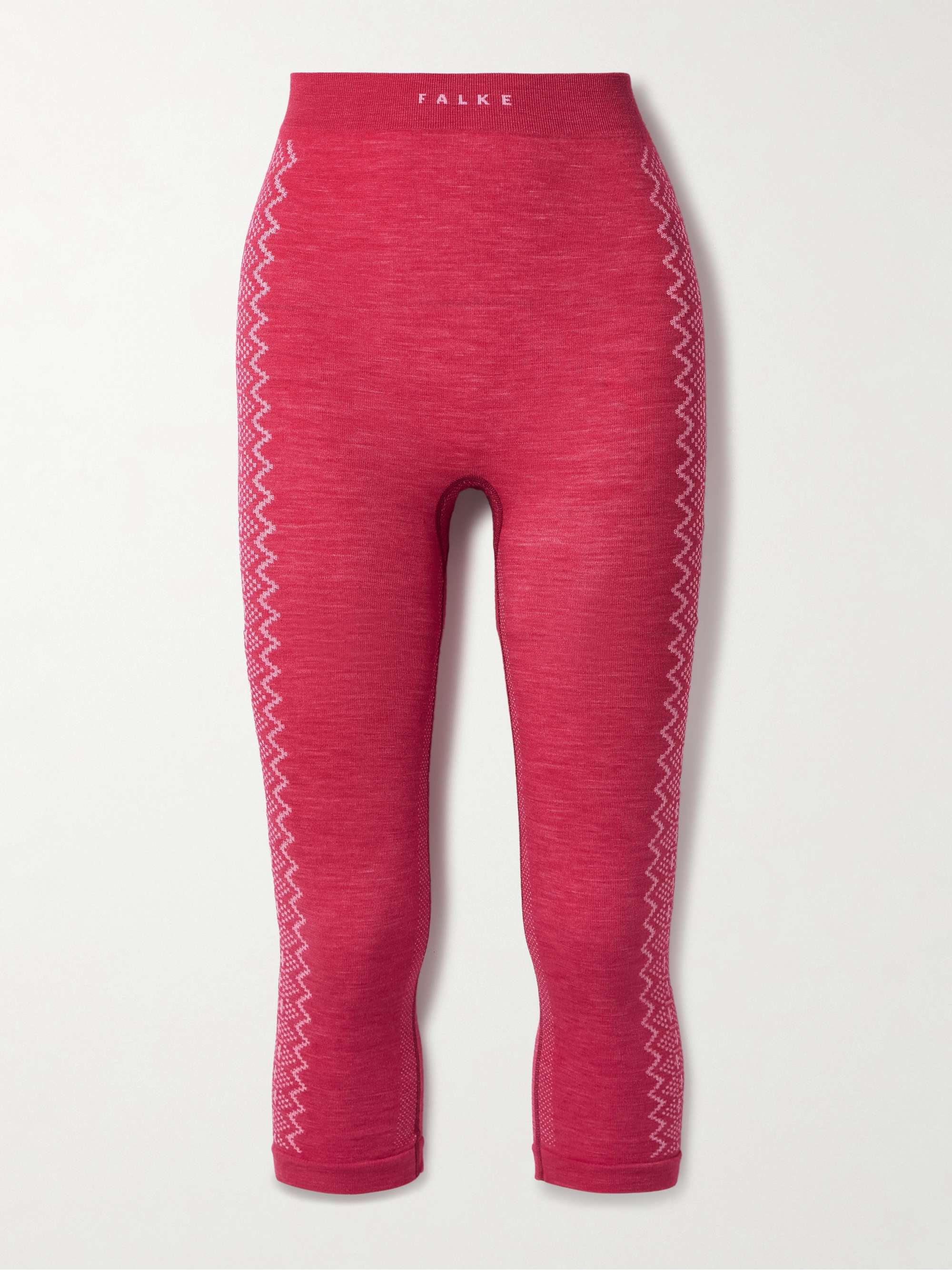 Nordic cropped jacquard-knit wool-blend leggings hero visual