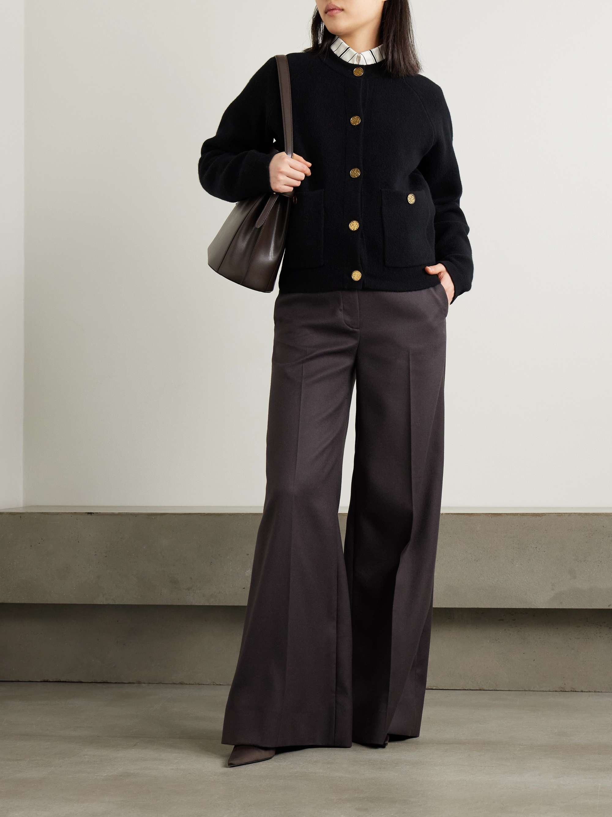 Wool-blend cardigan view