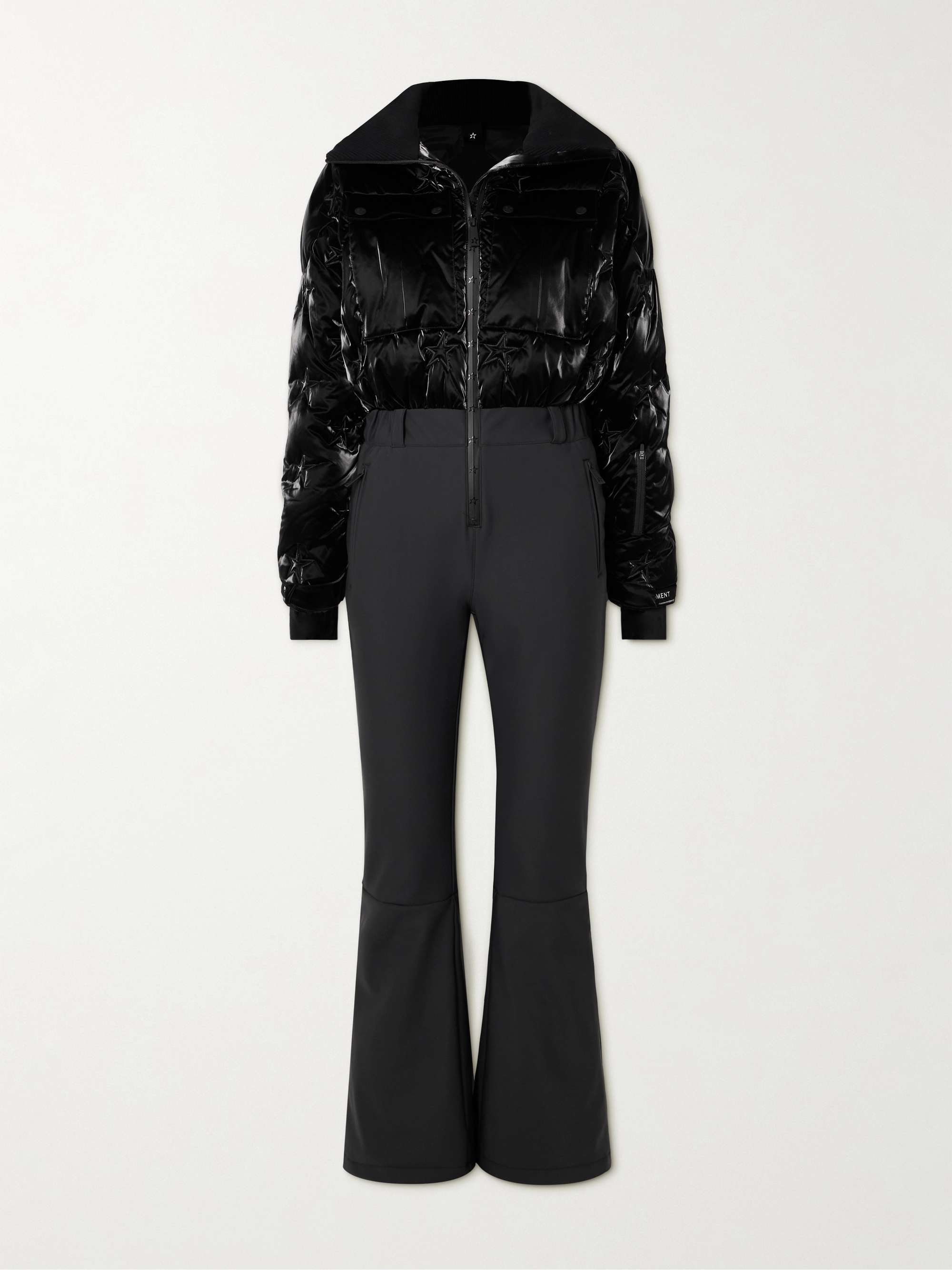 Helen embroidered quilted down ski suit hero visual
