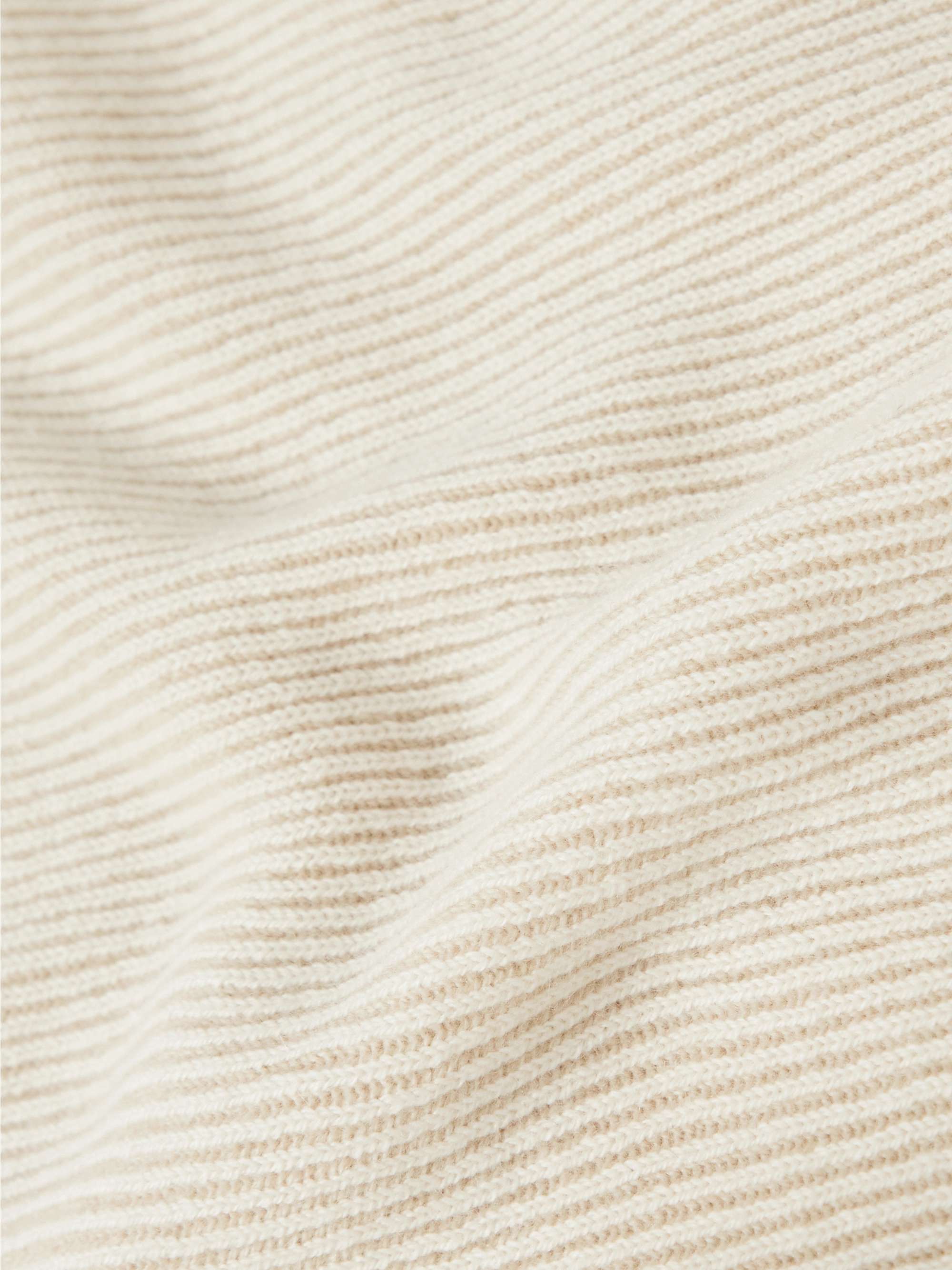 Ribbed Baby Cashmere Zip-Up Sweater view