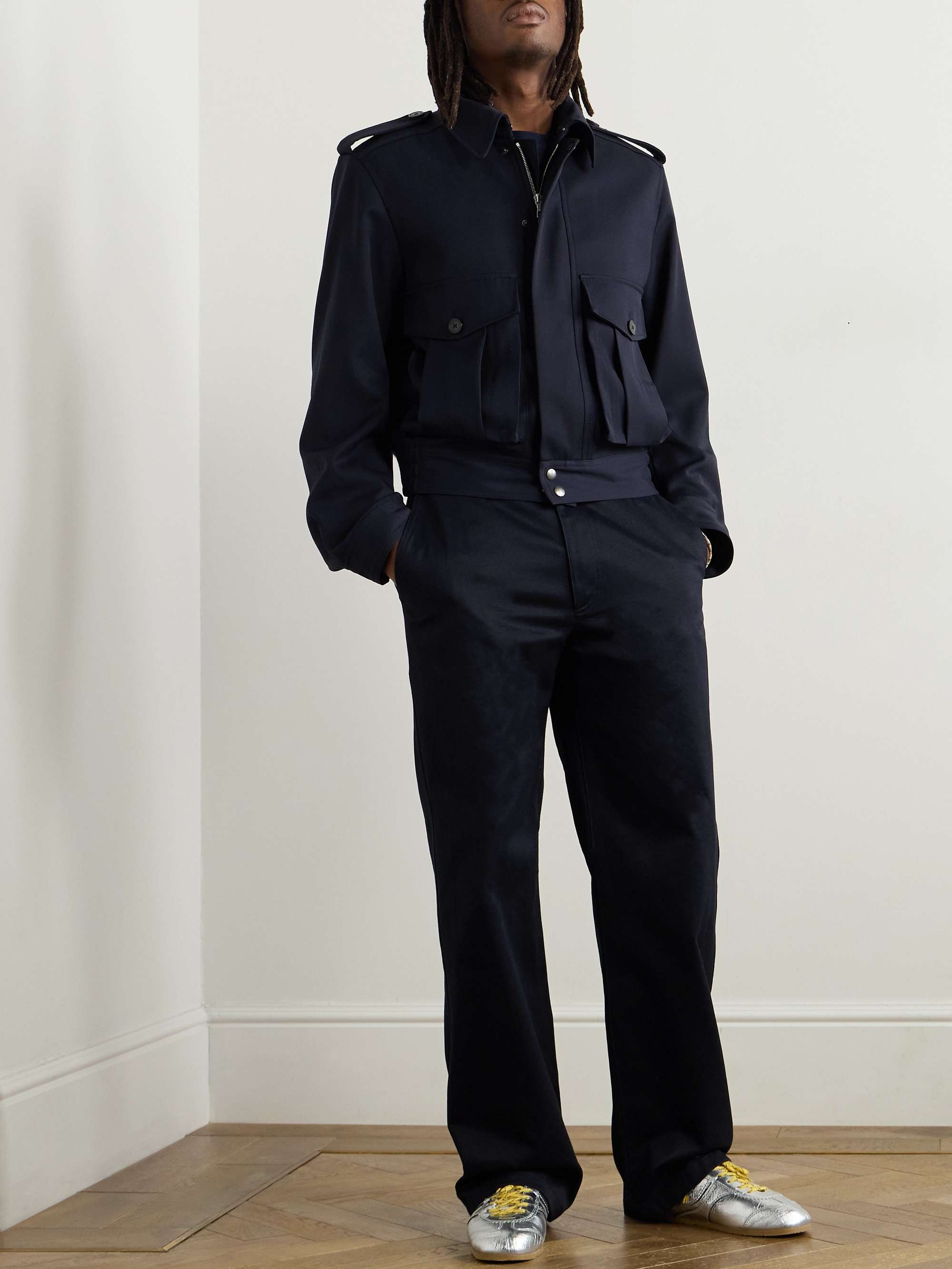 Wool-Twill Bomber Jacket view