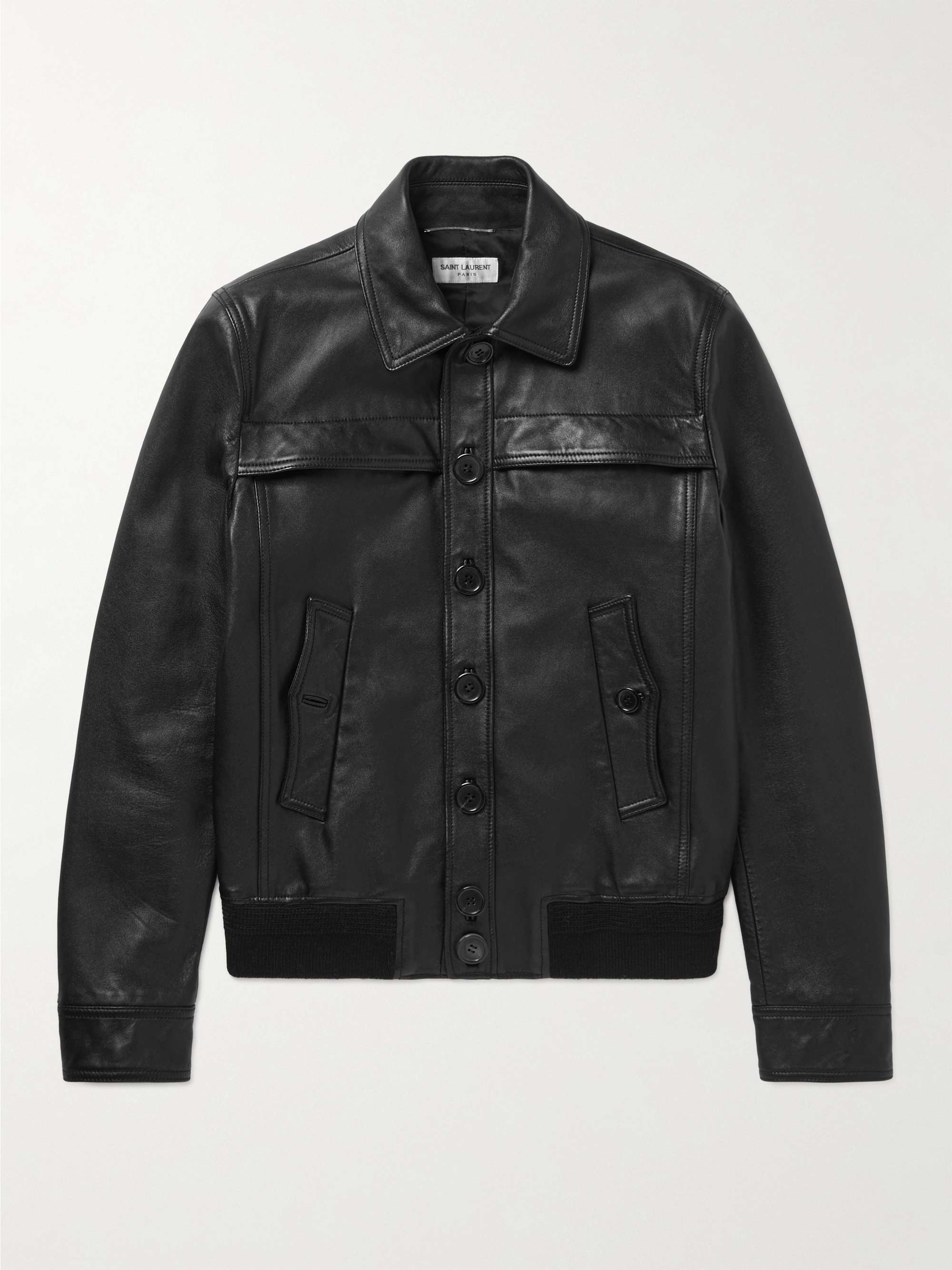 Padded Leather Jacket hero visual