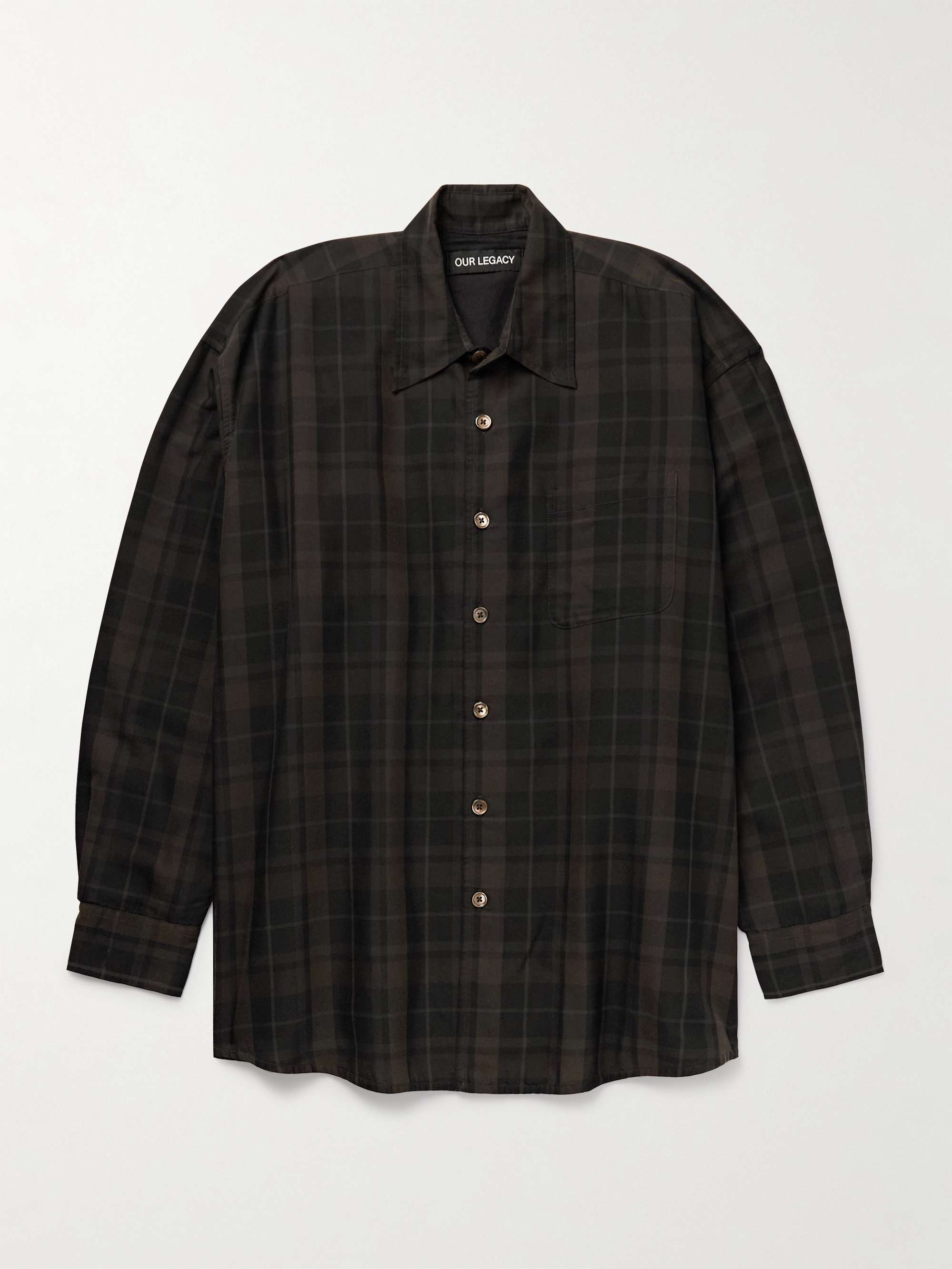 Borrowed Checked Woven Shirt hero visual