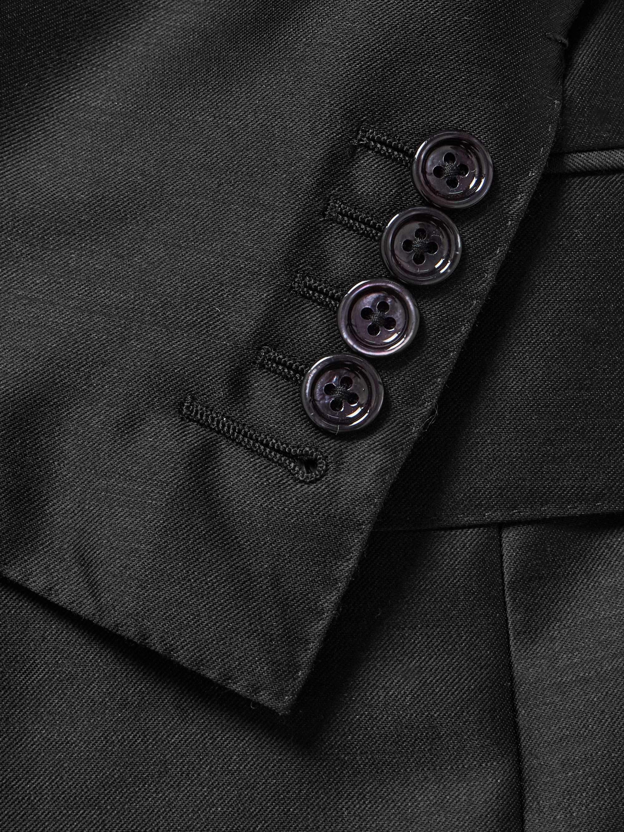 Velvet-Trimmed Wool, Mohair and Silk-Blend Tuexedo Jacket view