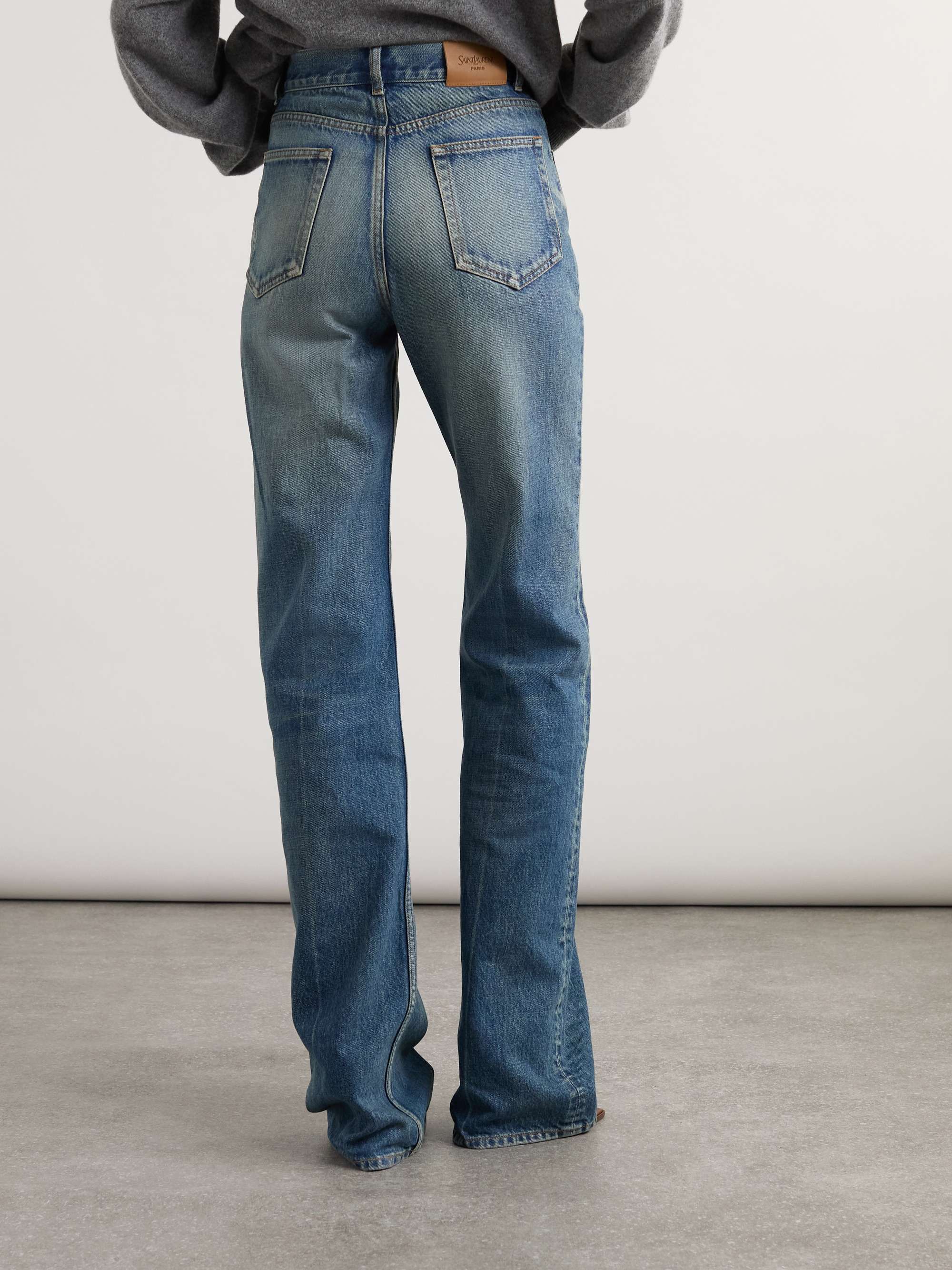 High-rise bootcut jeans view
