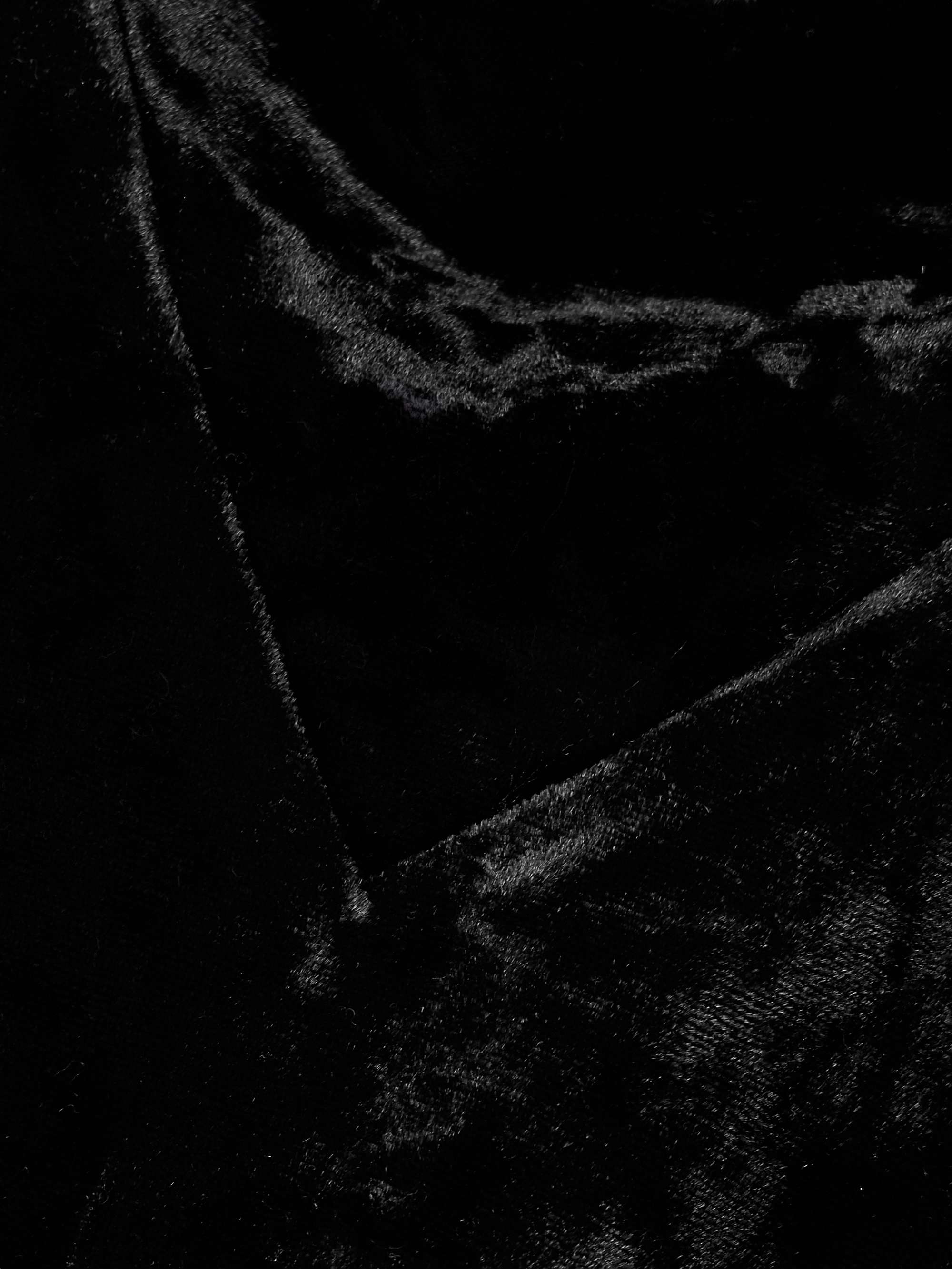 Hailey draped velvet T-shirt view