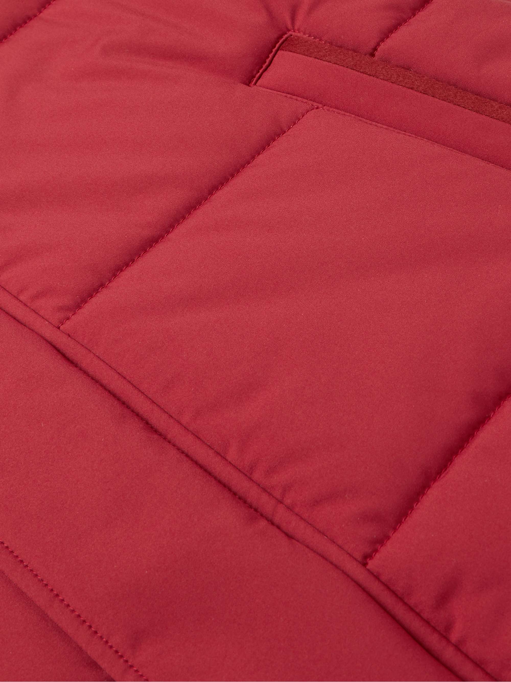 Storm System Quilted Baby Cashmere and Shell Hooded Jacket view