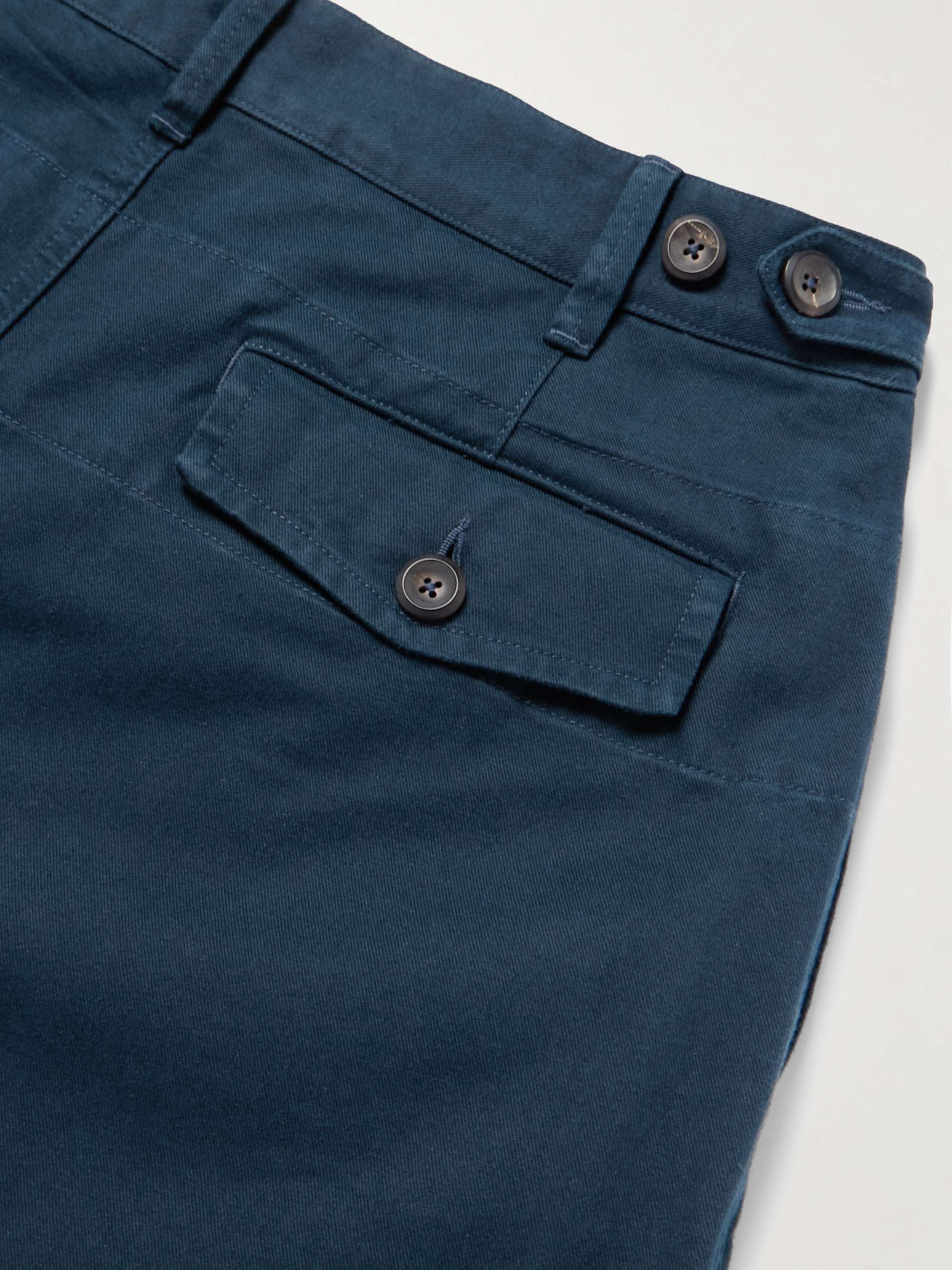 Mk. I Games Tapered Pleated Cotton-Twill Suit Trousers view