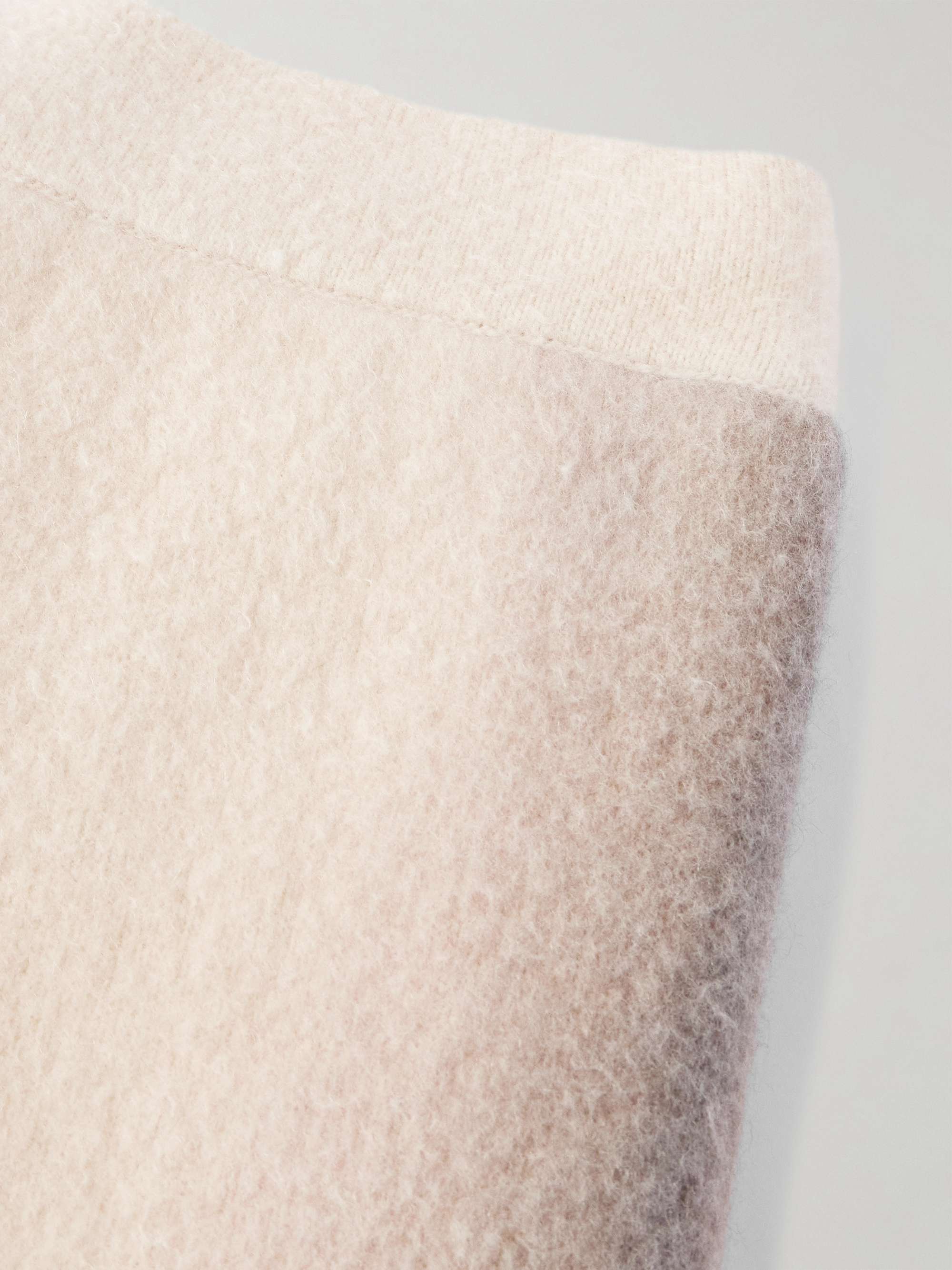 Straight-Leg Dégradé Cashmere-Fleece Sweatpants view