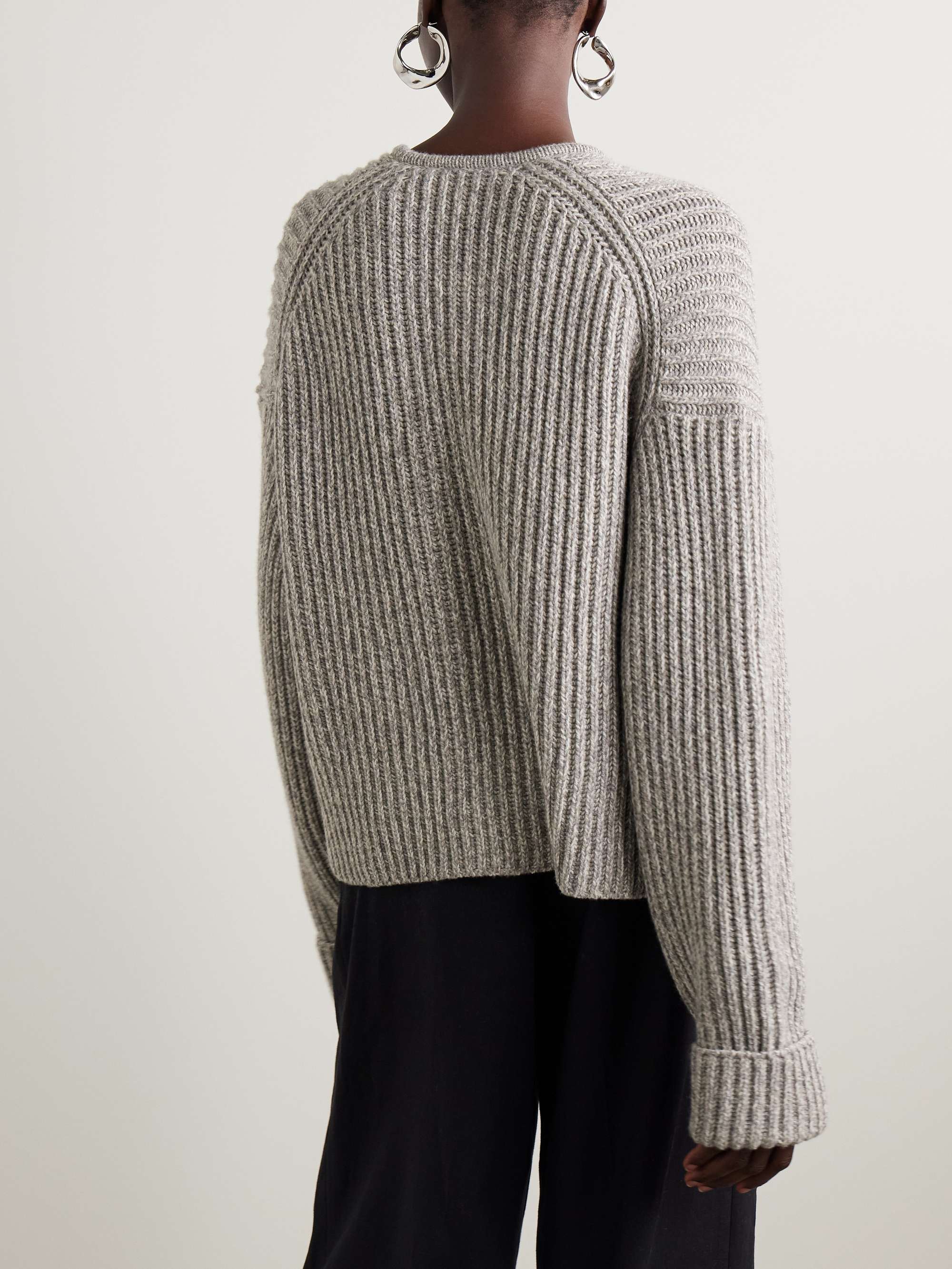 Azura ribbed wool cardigan view