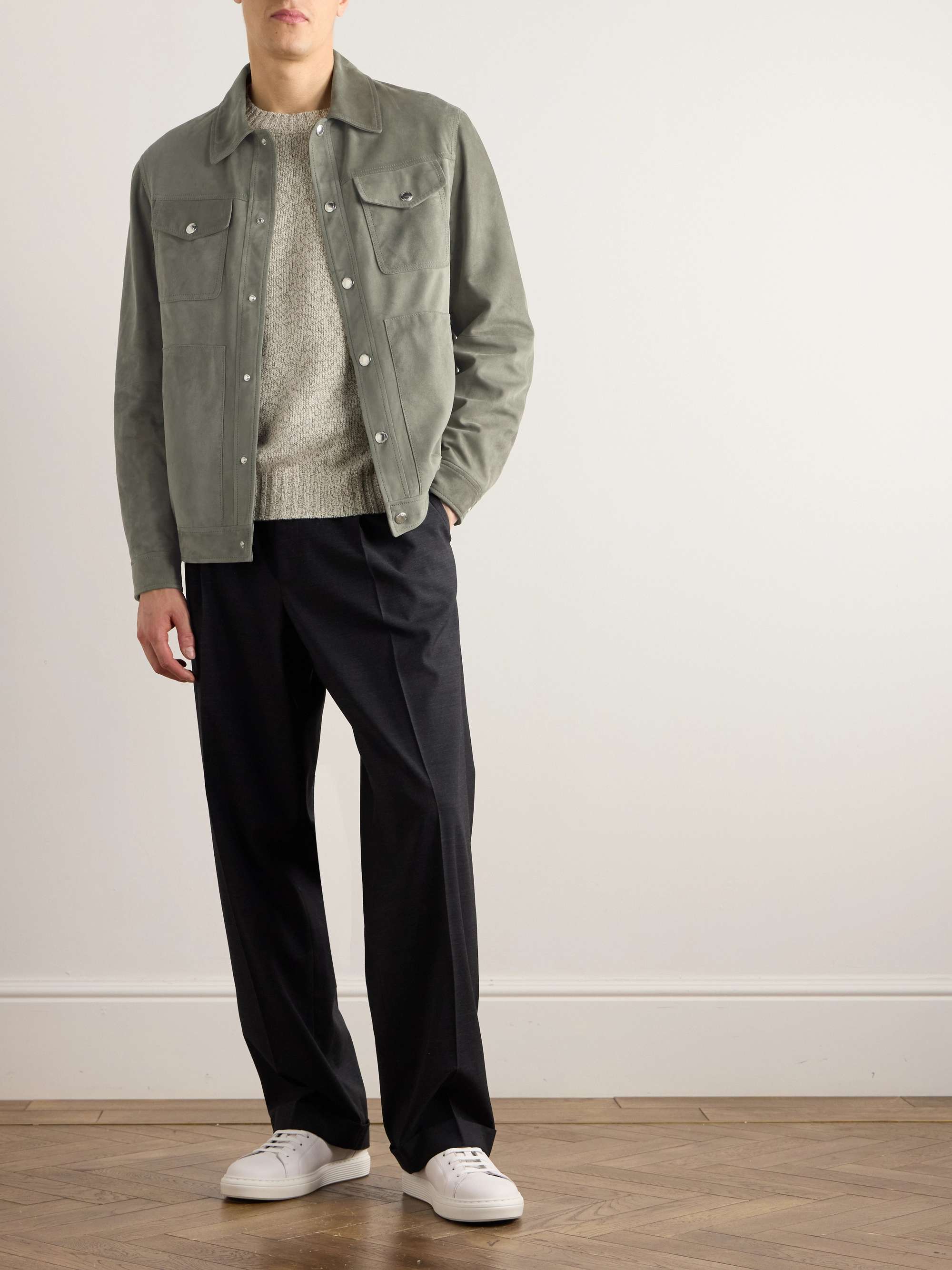 Suede Trucker Jacket view