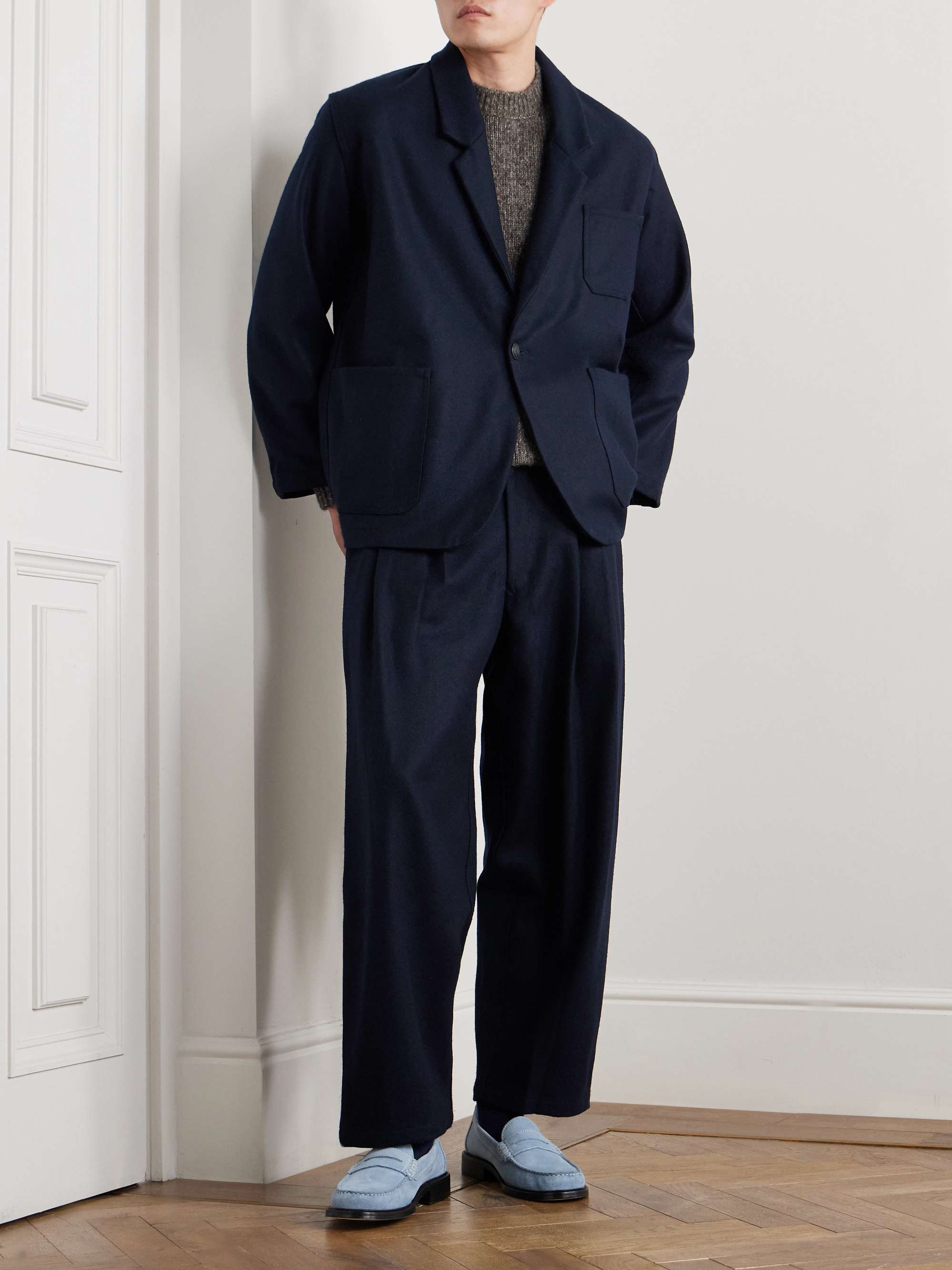 Wool-Blend Suit Jacket view