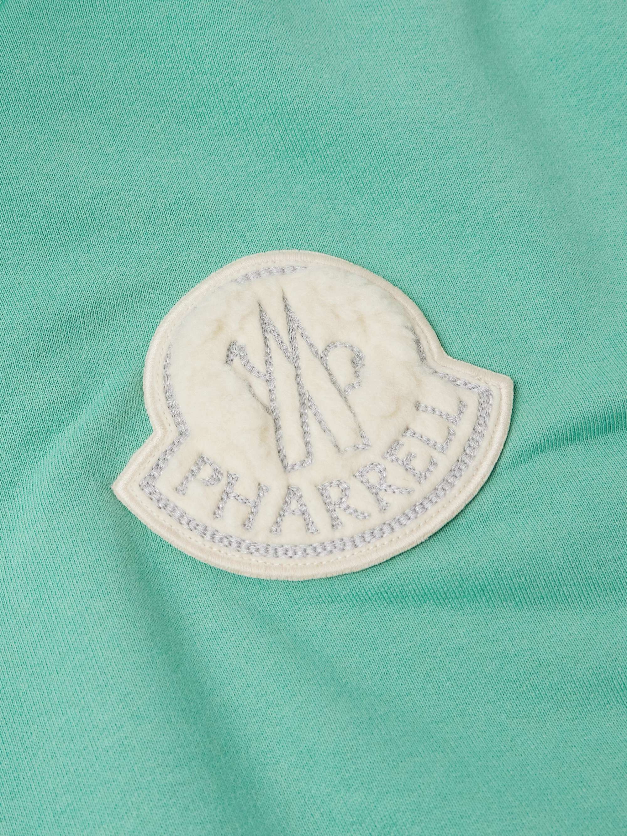 + Pharrell Williams Reversible Logo-Appliquéd Cotton-Jersey and Fleece Hoodie view