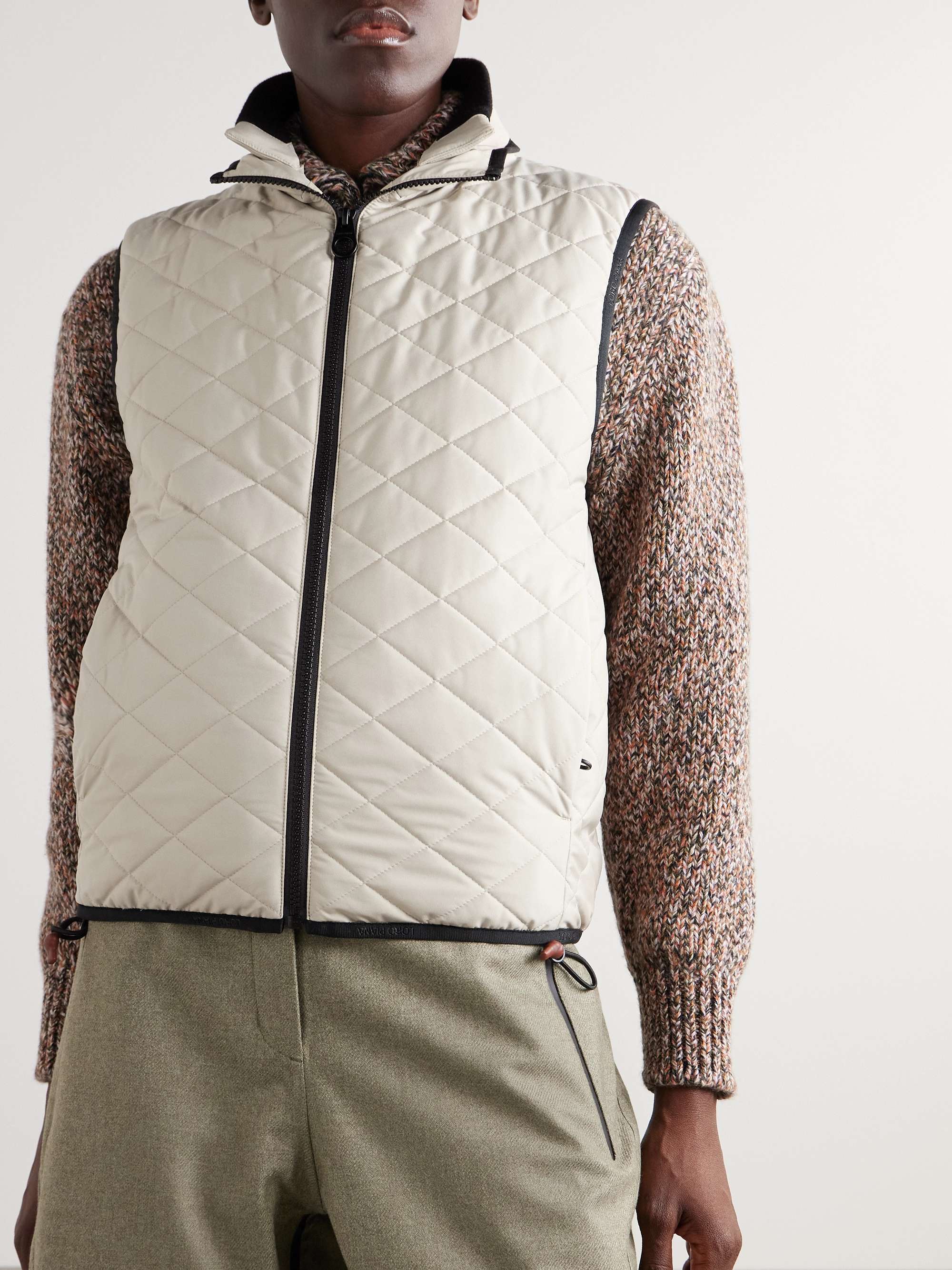 Rocky quilted padded shell vest view