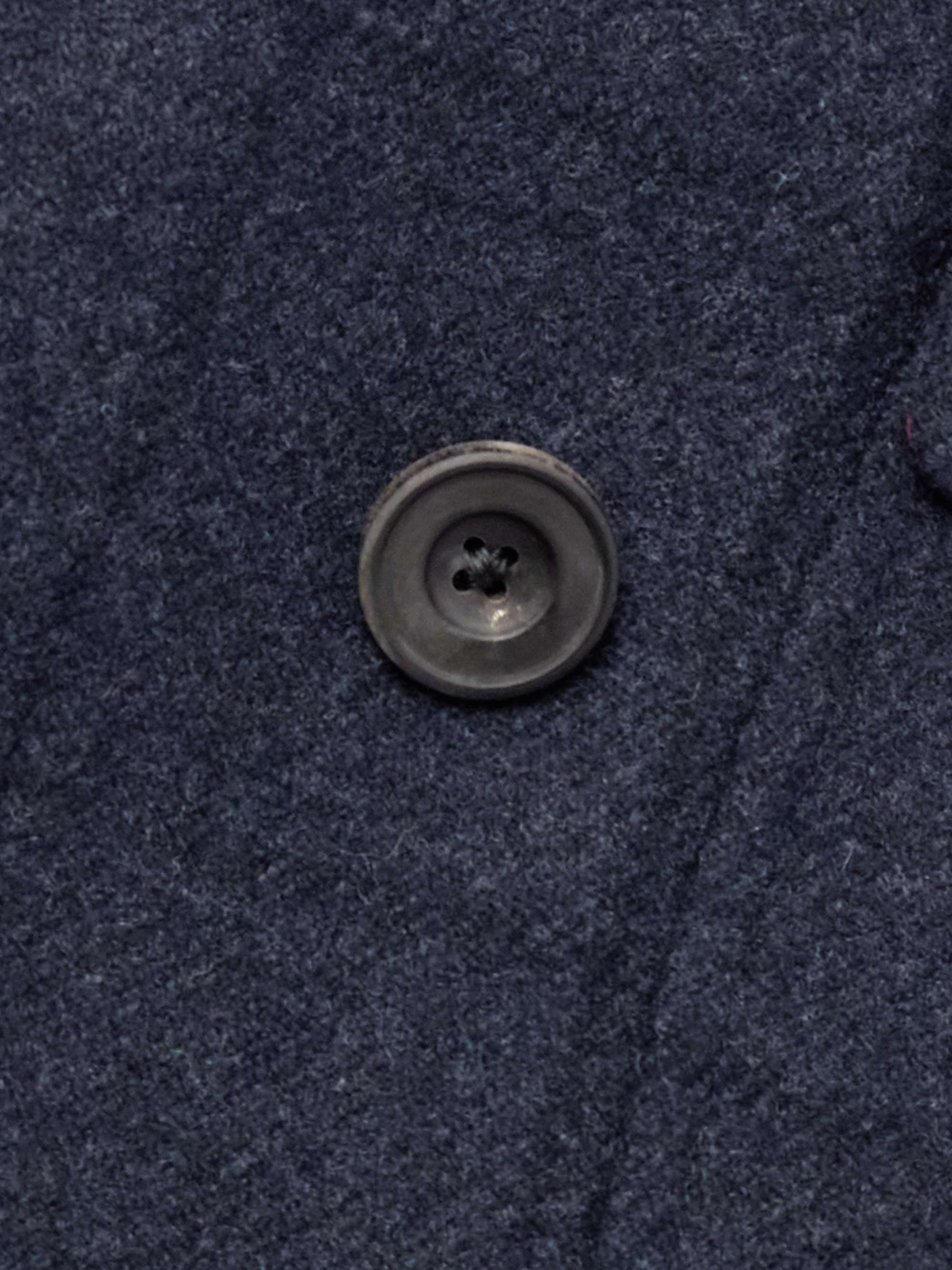 Ulster Double-Breasted Checked Wool Coat view