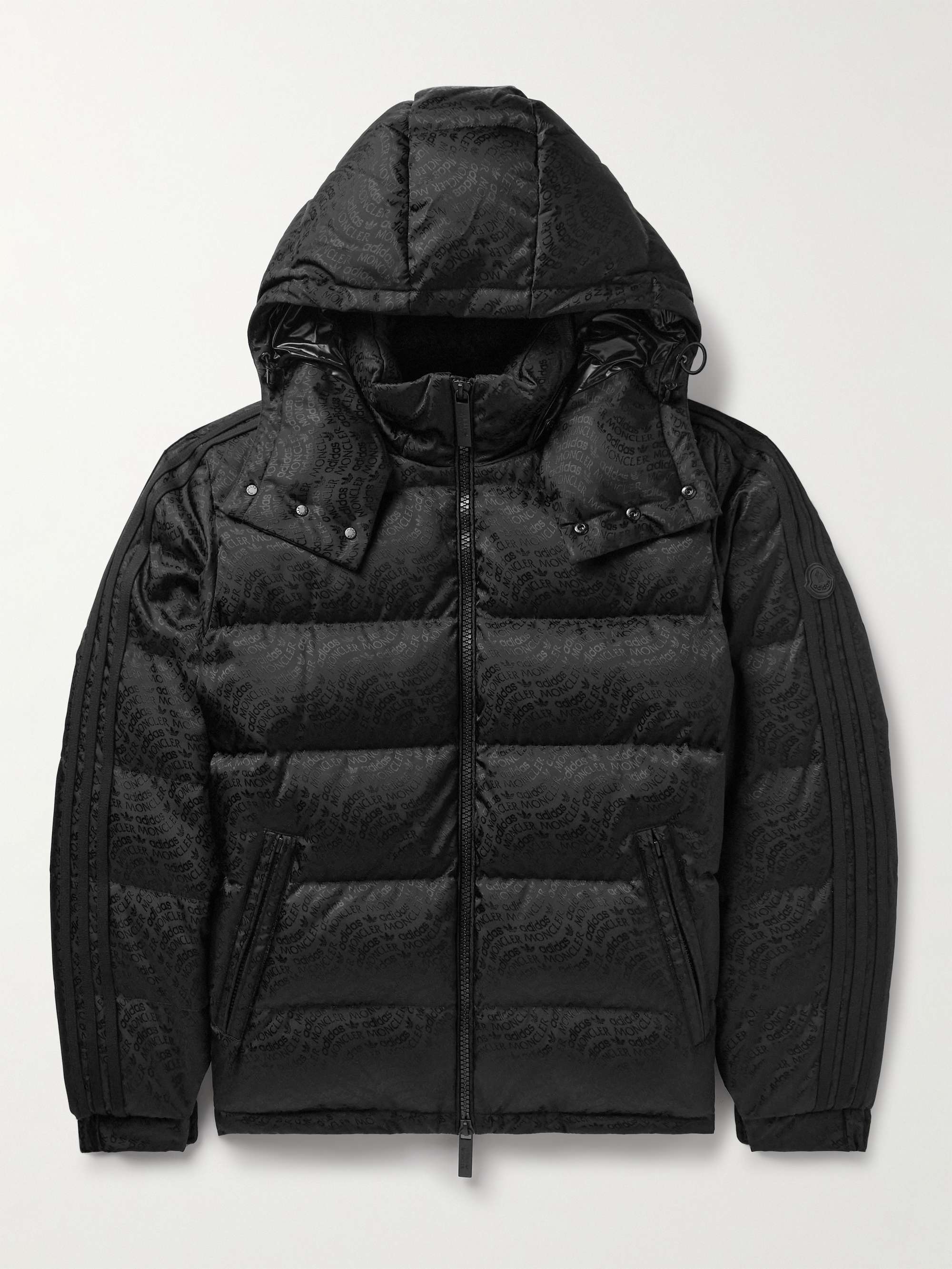 + adidas Originals Alpbach Quilted Logo-Jacquard Shell Hooded Down Jacket hero visual