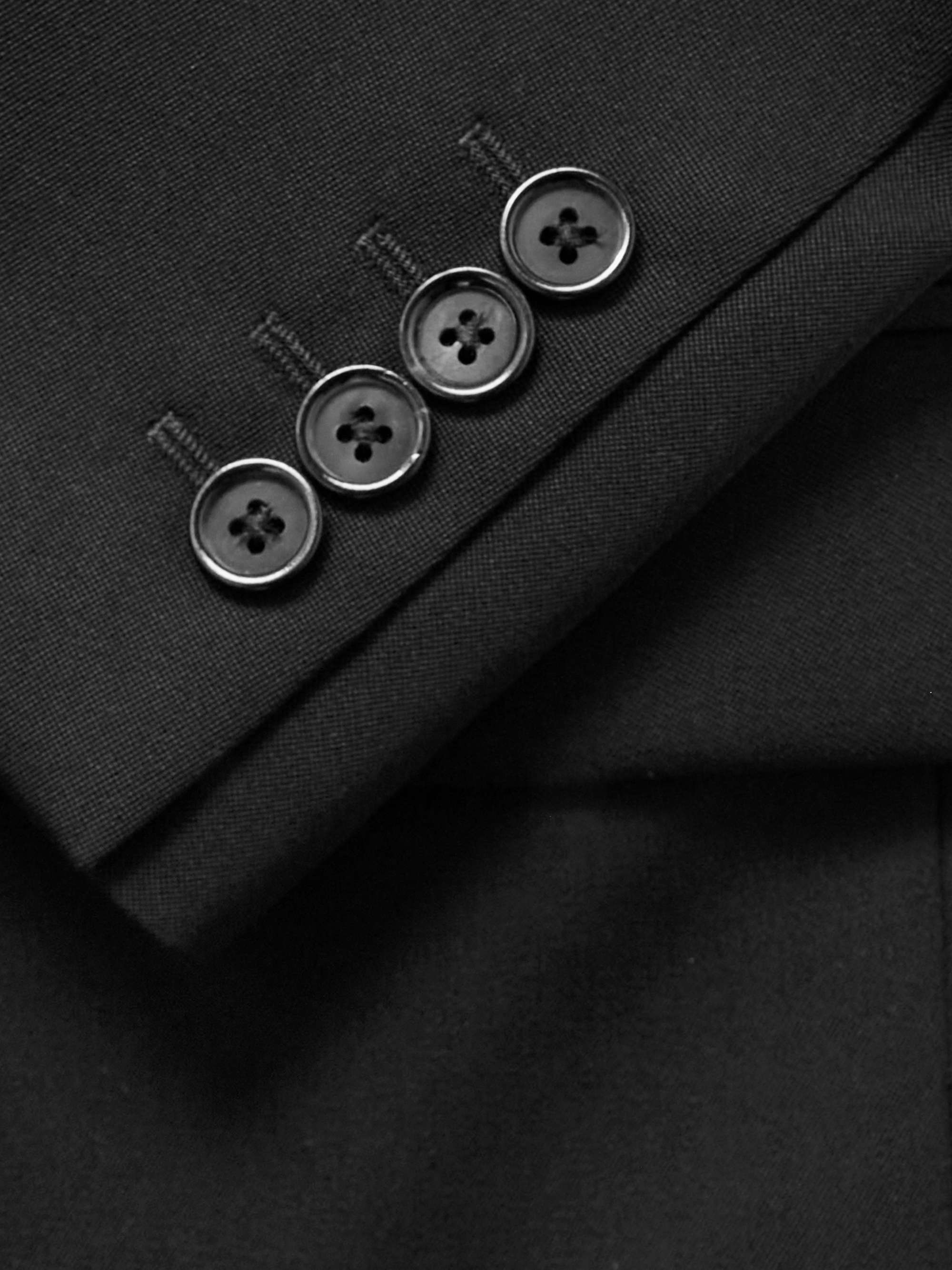 Slim-Fit Crystal-Embellished Wool Blazer view