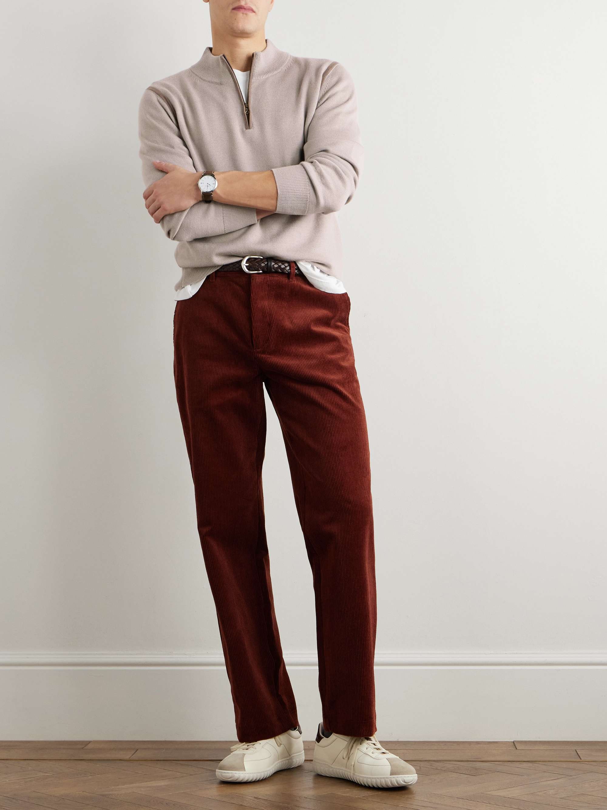 Merino Wool Half-Zip Sweater view