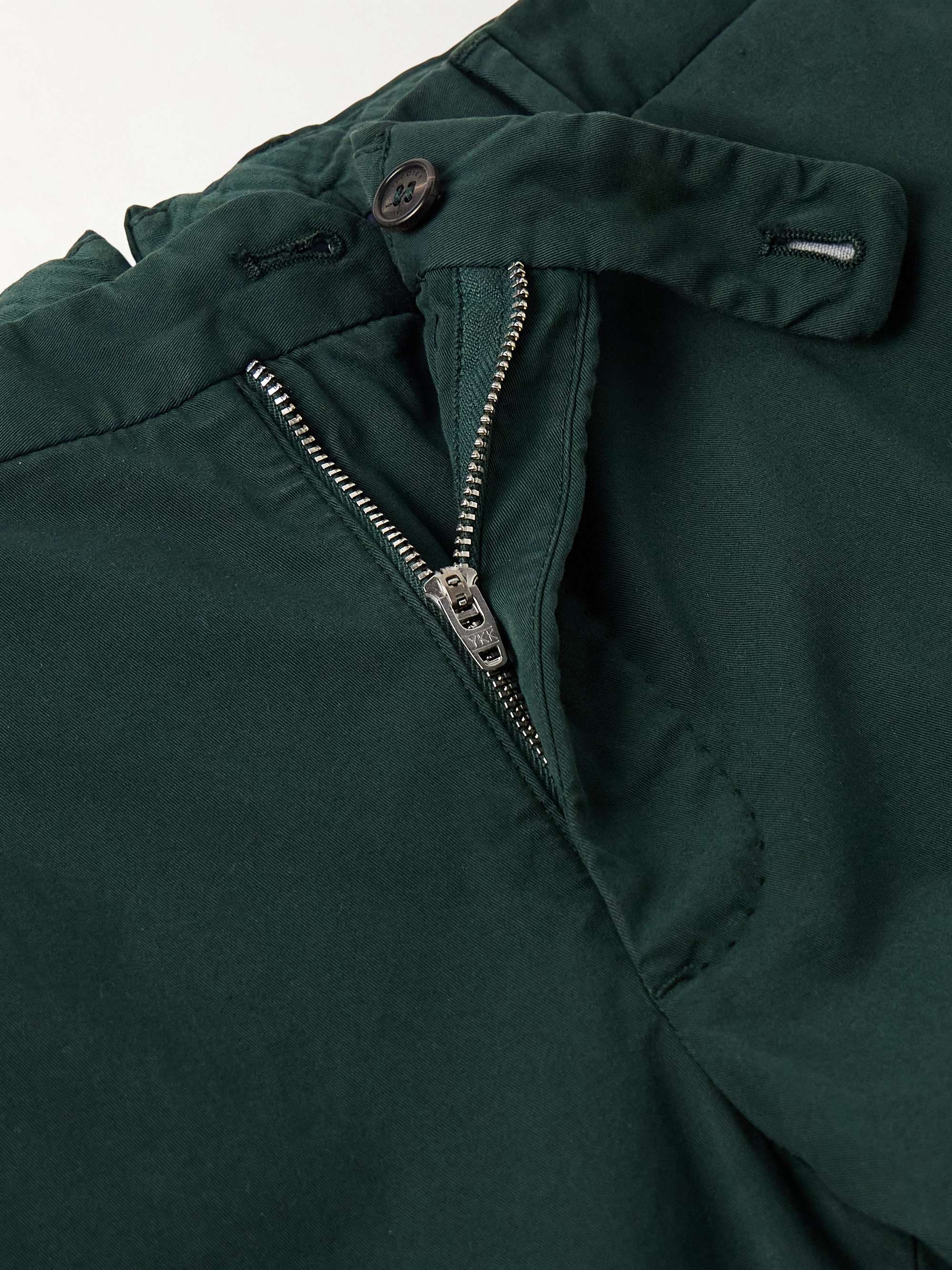 Venezia 1951 Straight-Leg Stretch-Cotton Twill Trousers view