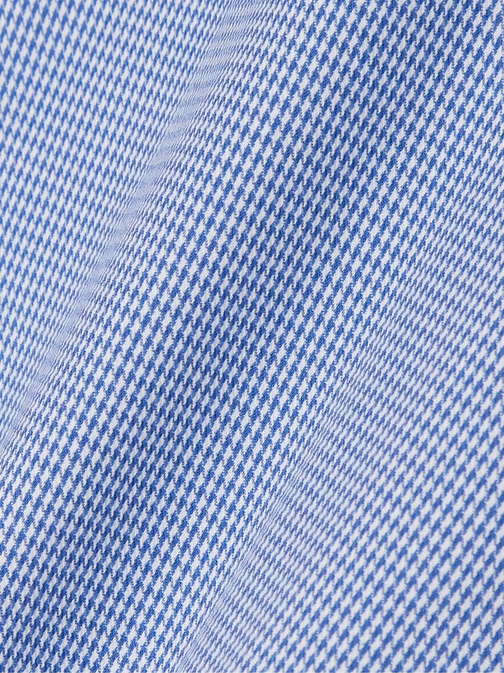 Haut checked cotton-blend shirt view