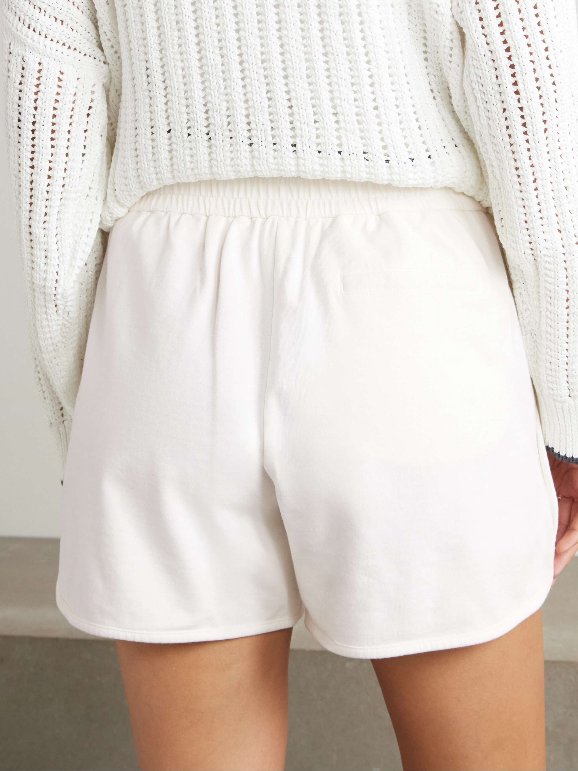 Cotton-jersey shorts view