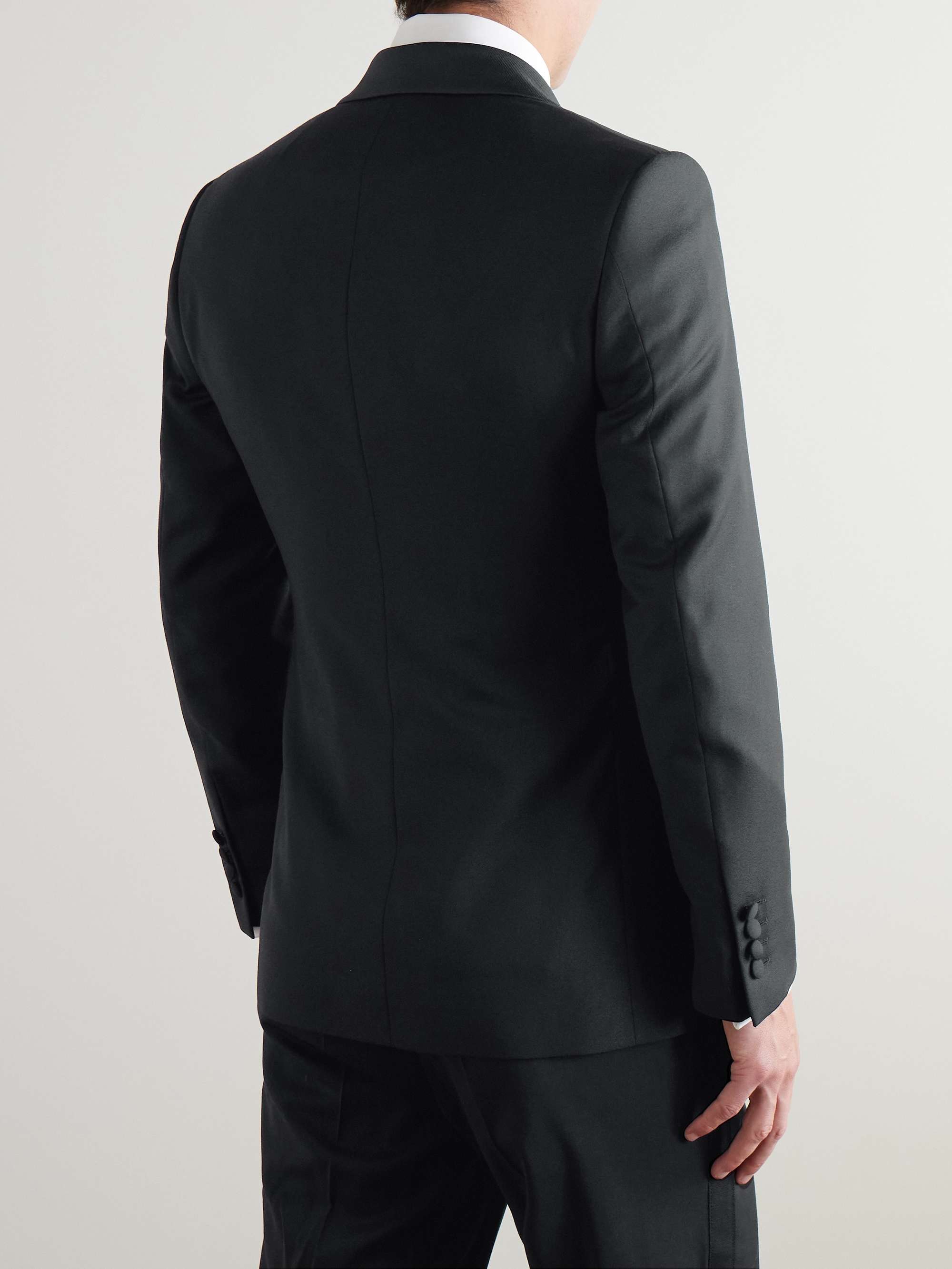 Shawl-Collar Wool Tuxedo Jacket view