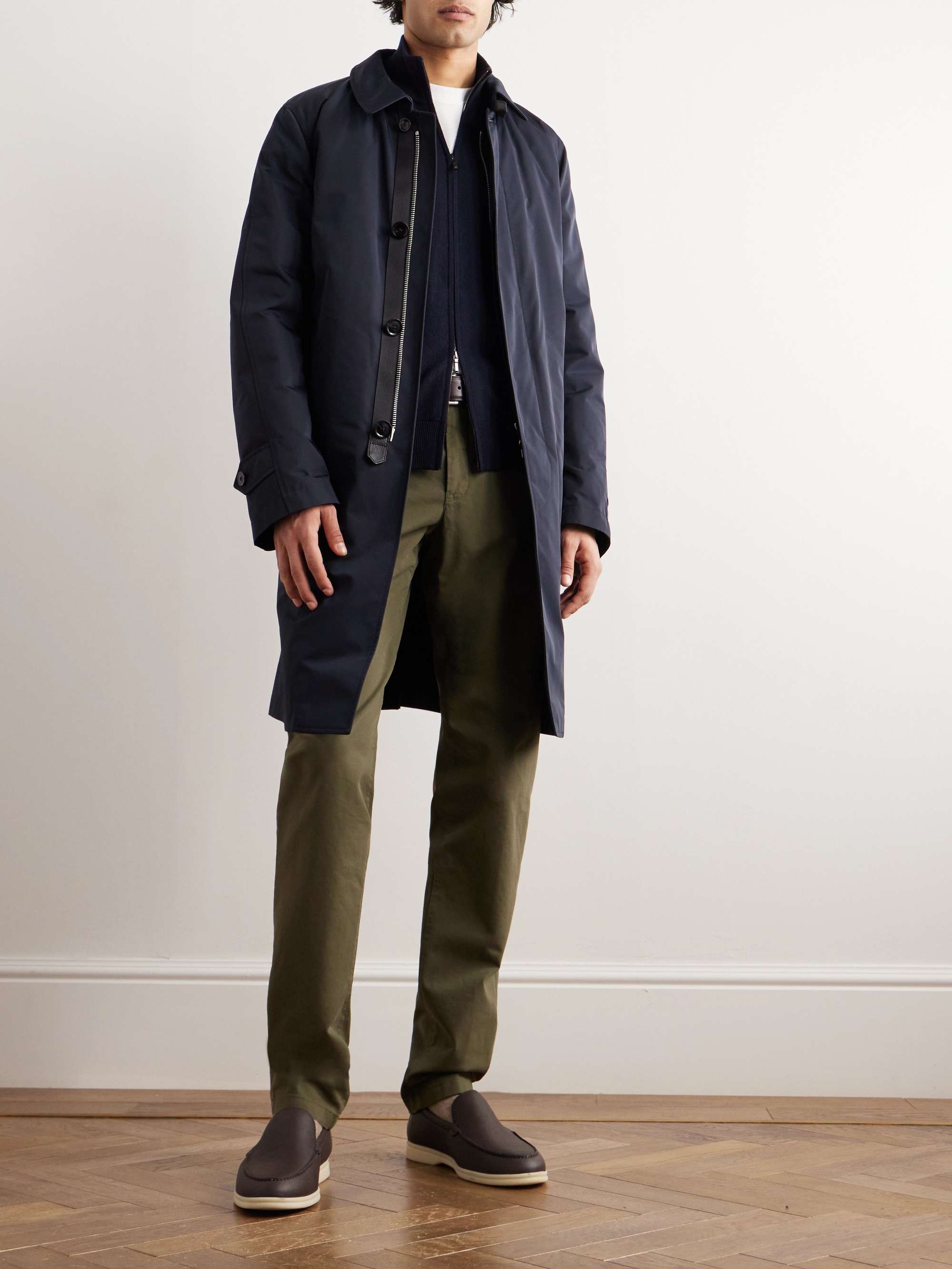 Ribbed Cashmere Zip-Up Sweater view