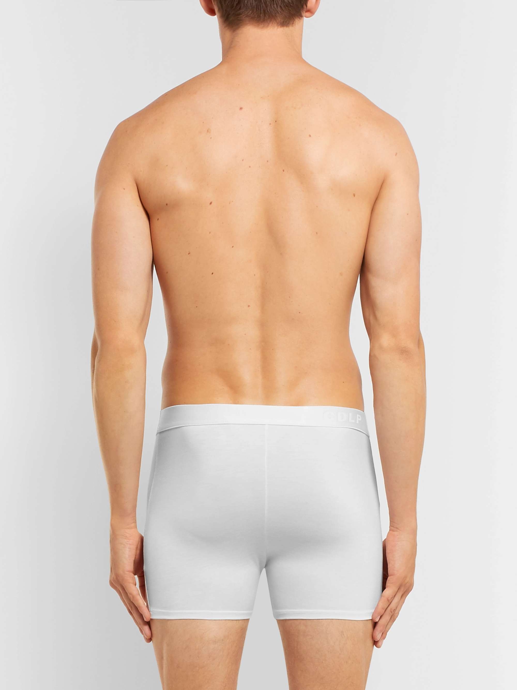Three-Pack Stretch-Lyocell Jersey Boxer Briefs view