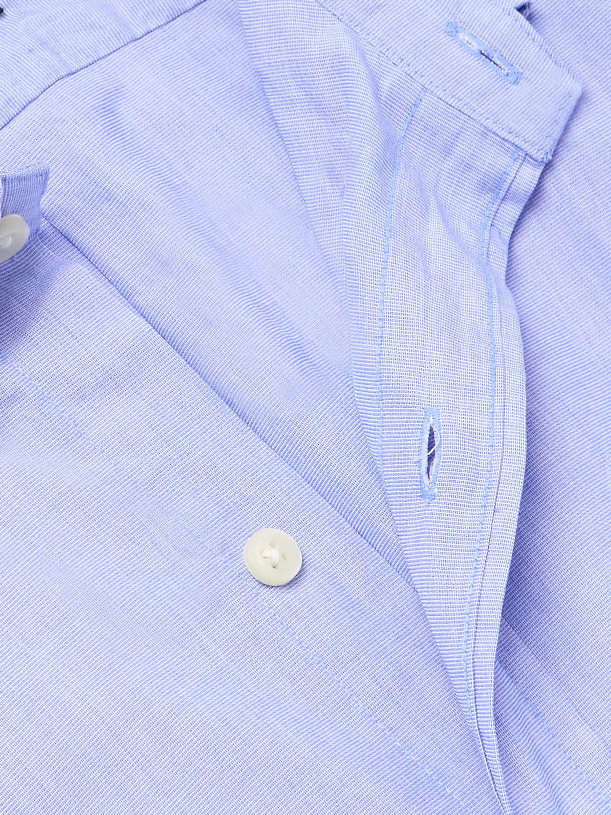 Button-Down Collar Cotton Shirt view