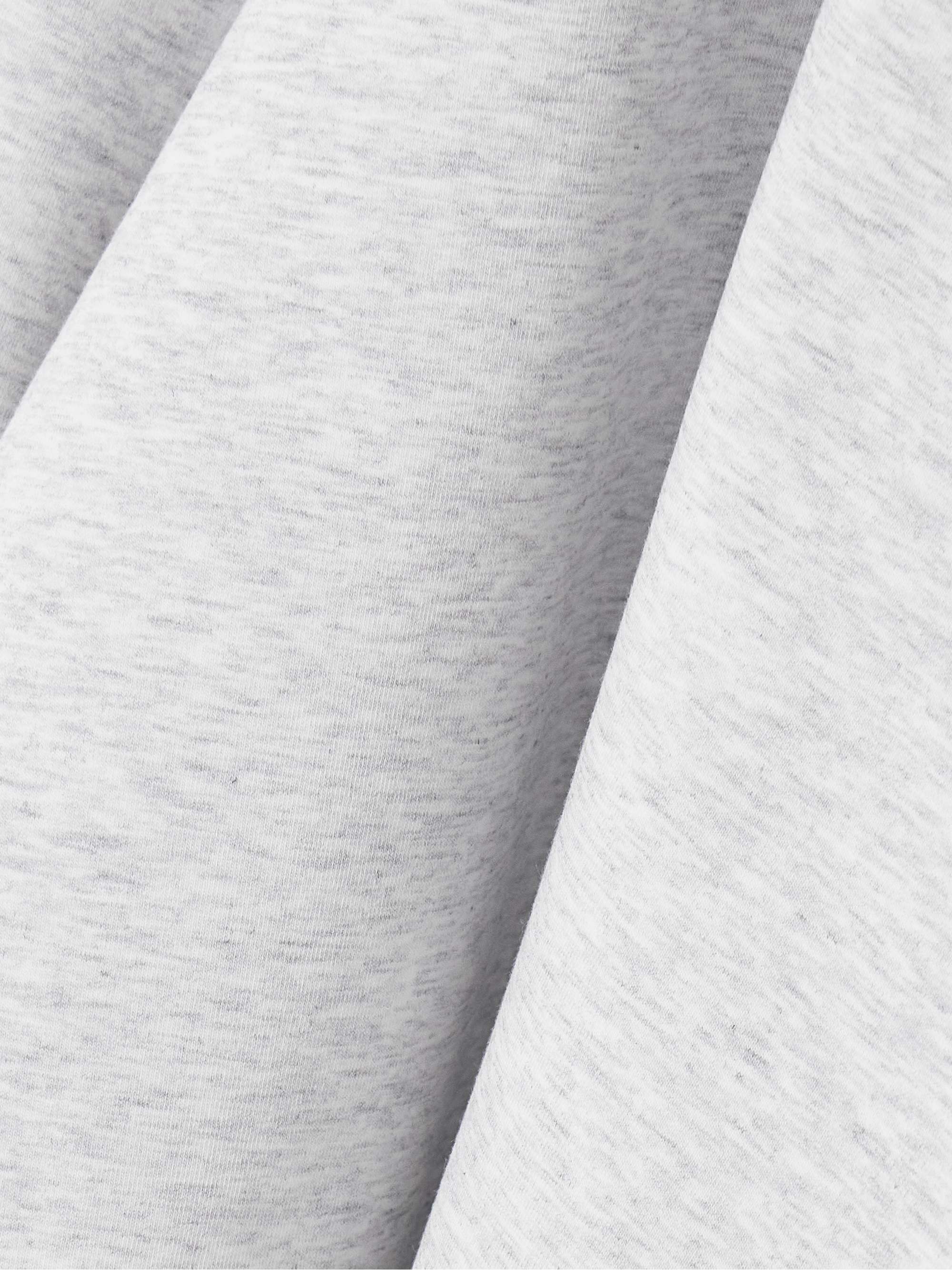 Studio cropped mesh-trimmed jersey hoodie view