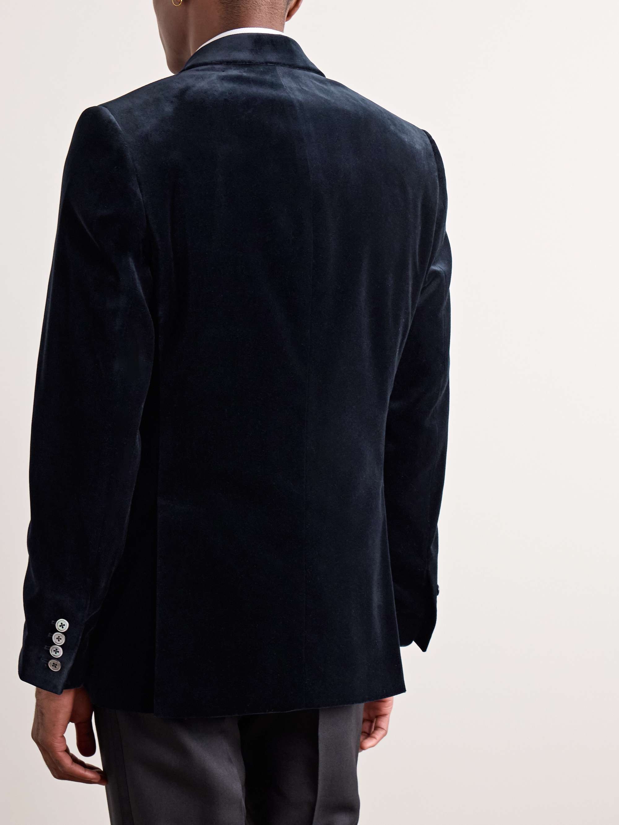 Newport Cotton-Velvet Tuxedo Jacket view