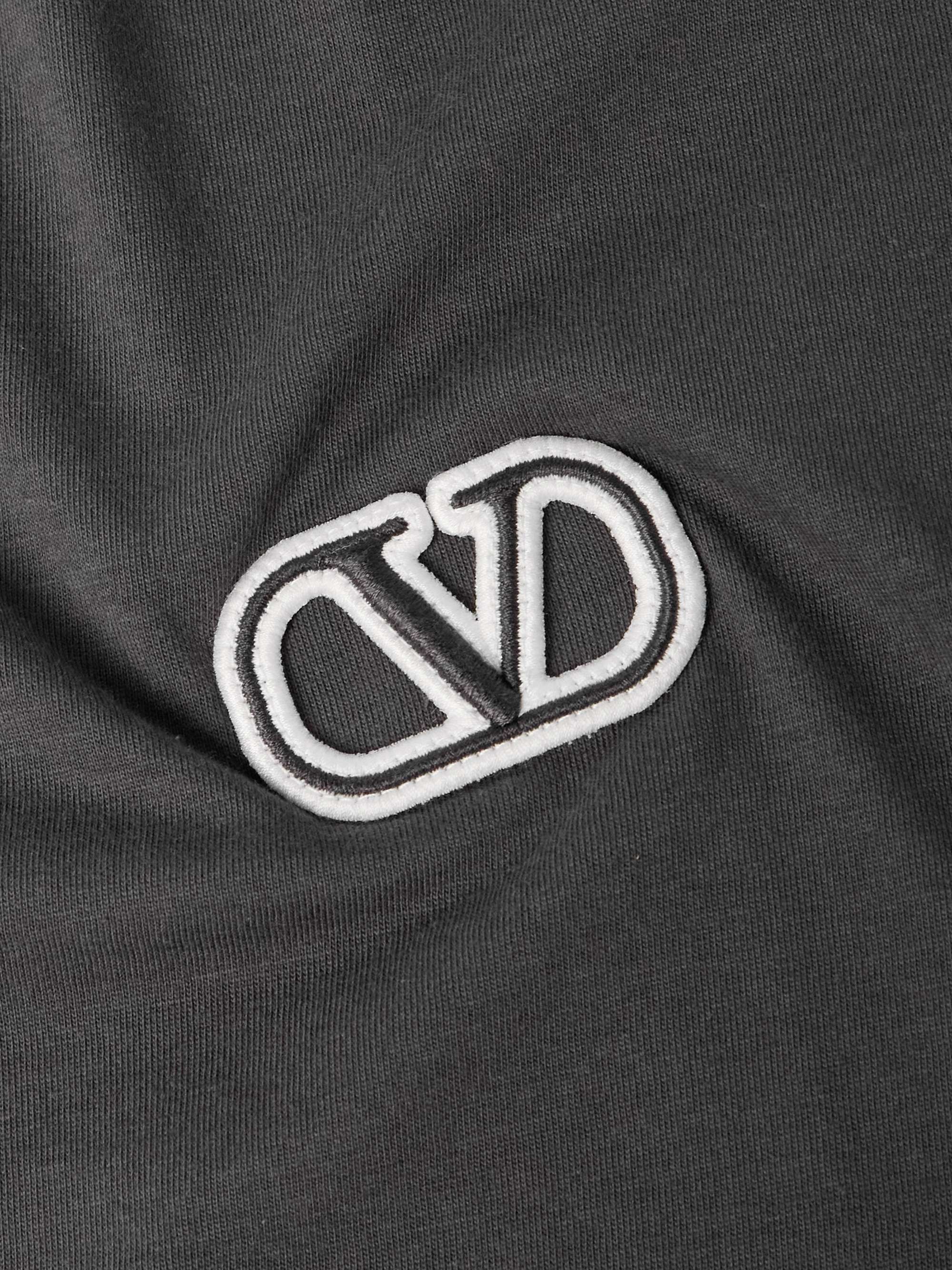 Logo-Appliquéd Cotton-Jersey T-Shirt view