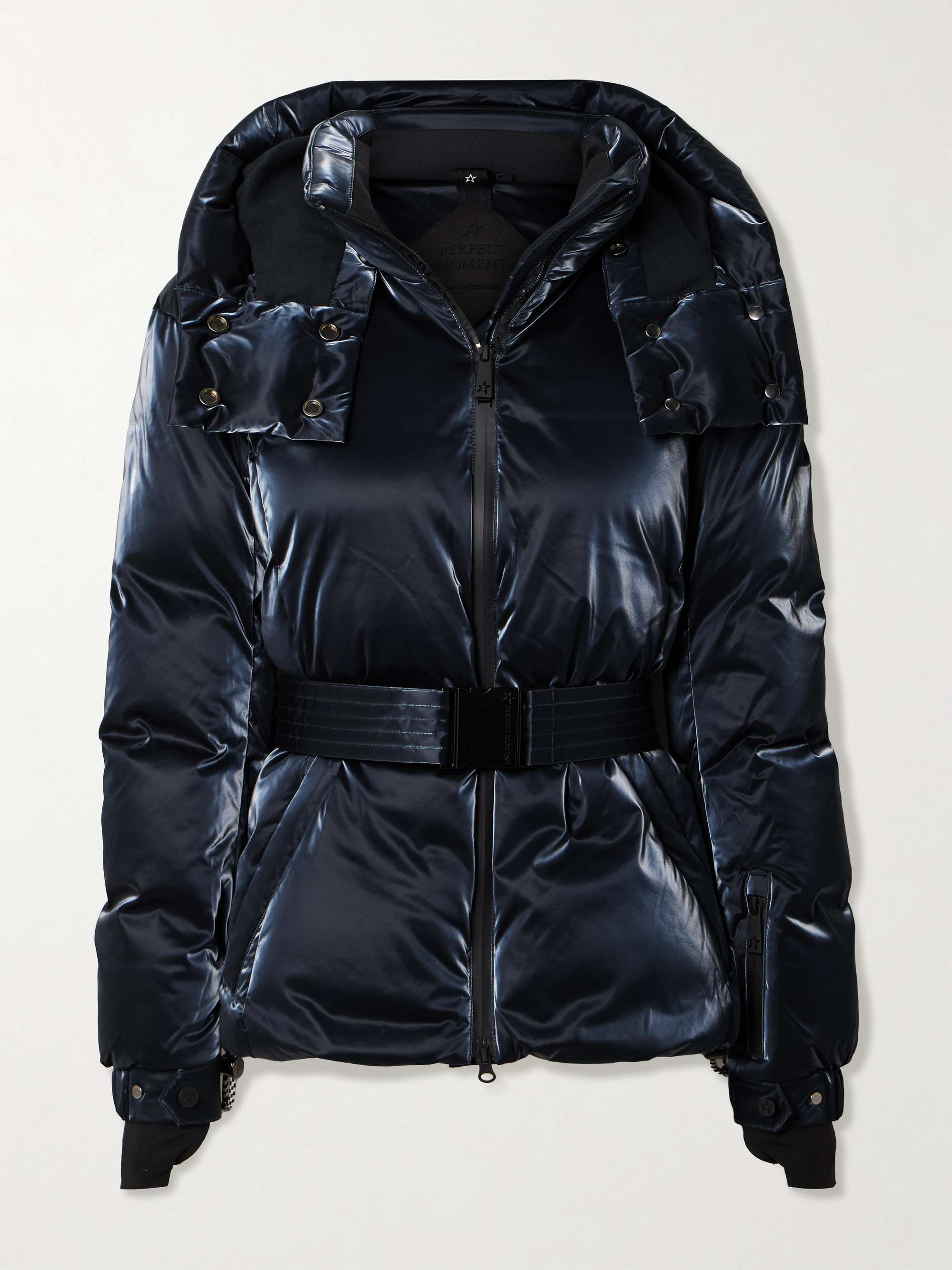 + Johnnie Walker Candice belted quilted down ski jacket hero visual