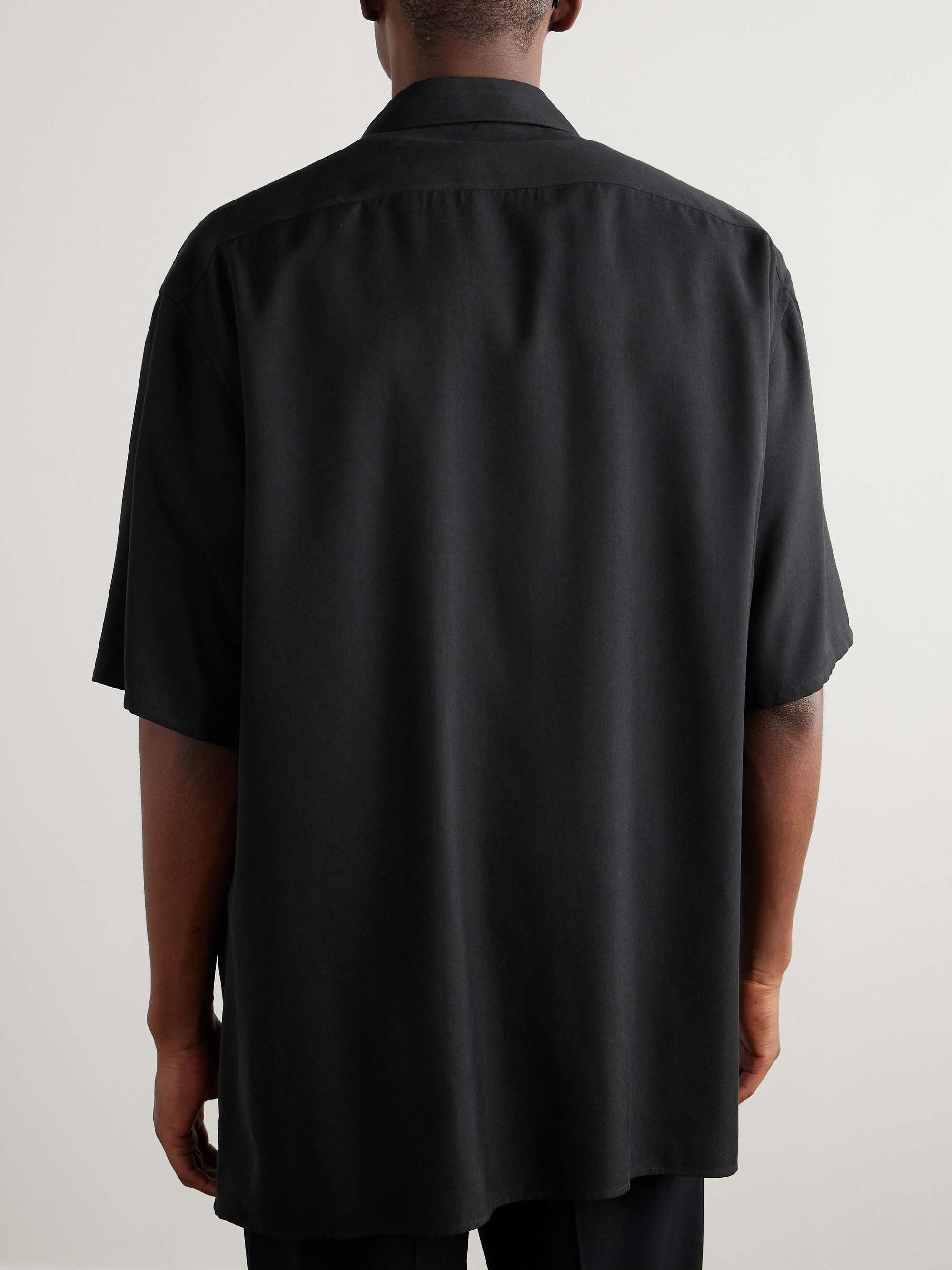 Rodolfo Oversized Cotton and Silk-Blend Shirt view