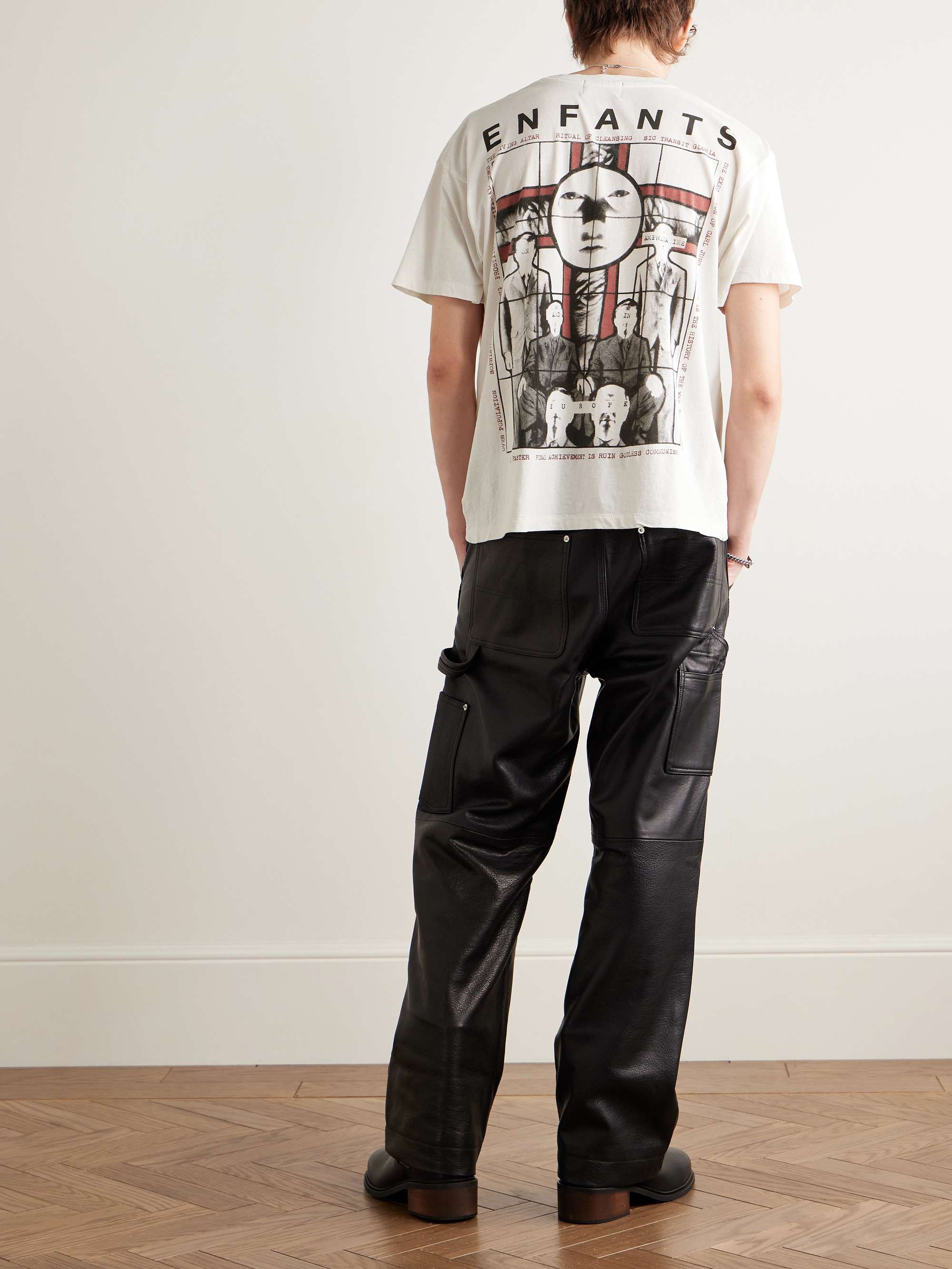 Ritual Prayer Printed Cotton-Jersey T-Shirt view