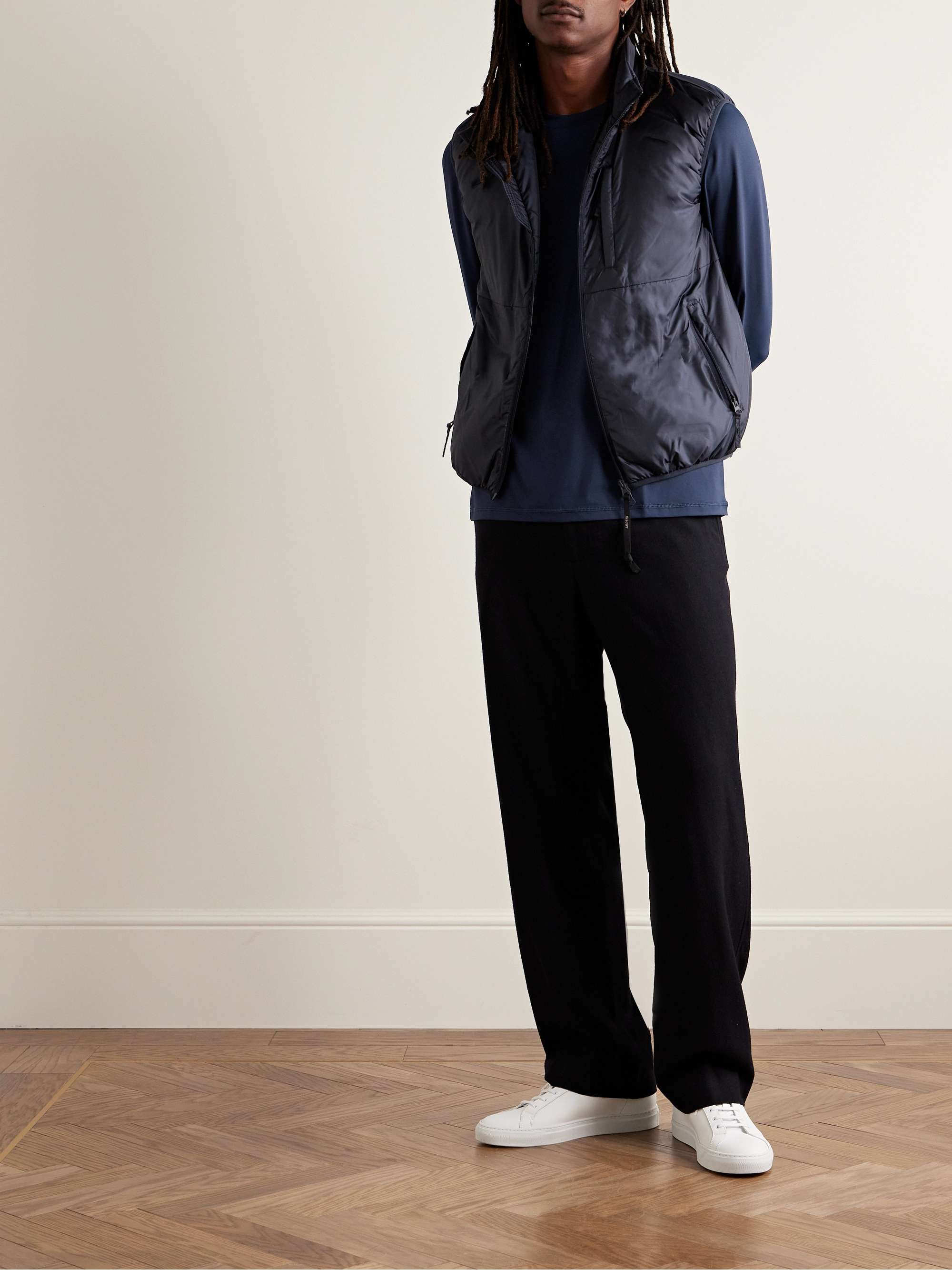 Stretch-Nylon Jersey T-Shirt view