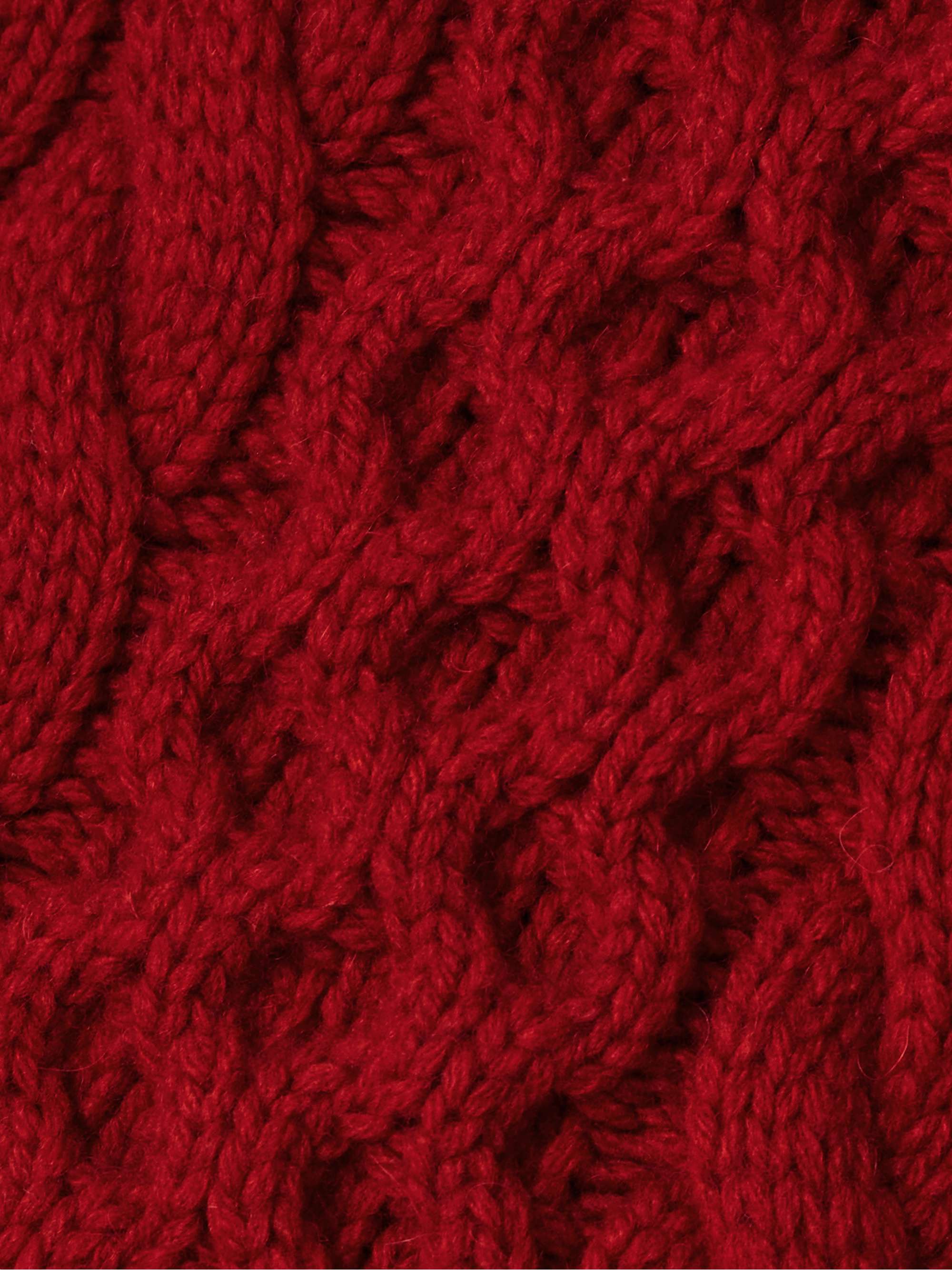Cable-knit wool and alpaca-blend turtleneck sweater view