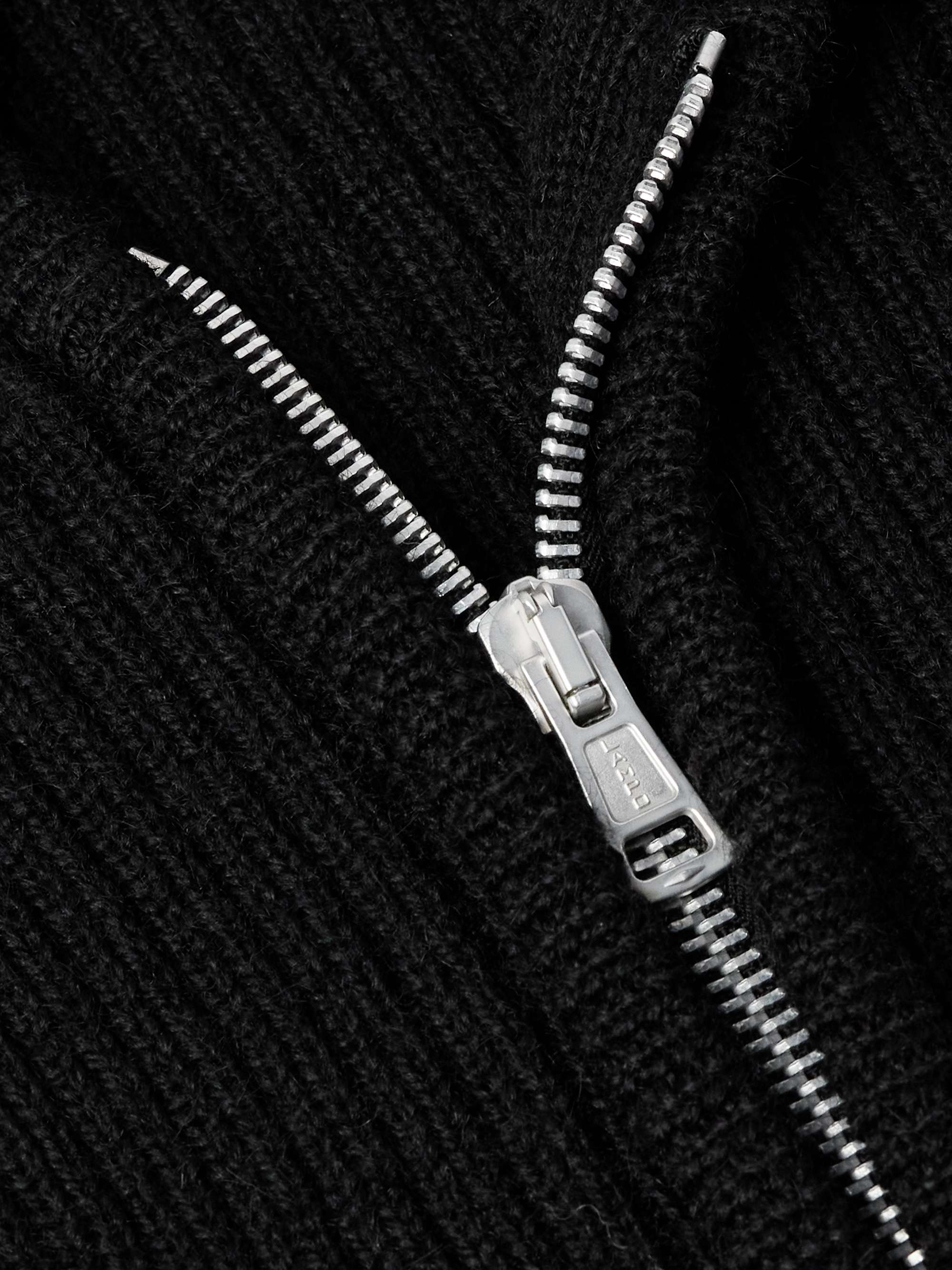 Level Ribbed Wool Hoodie view